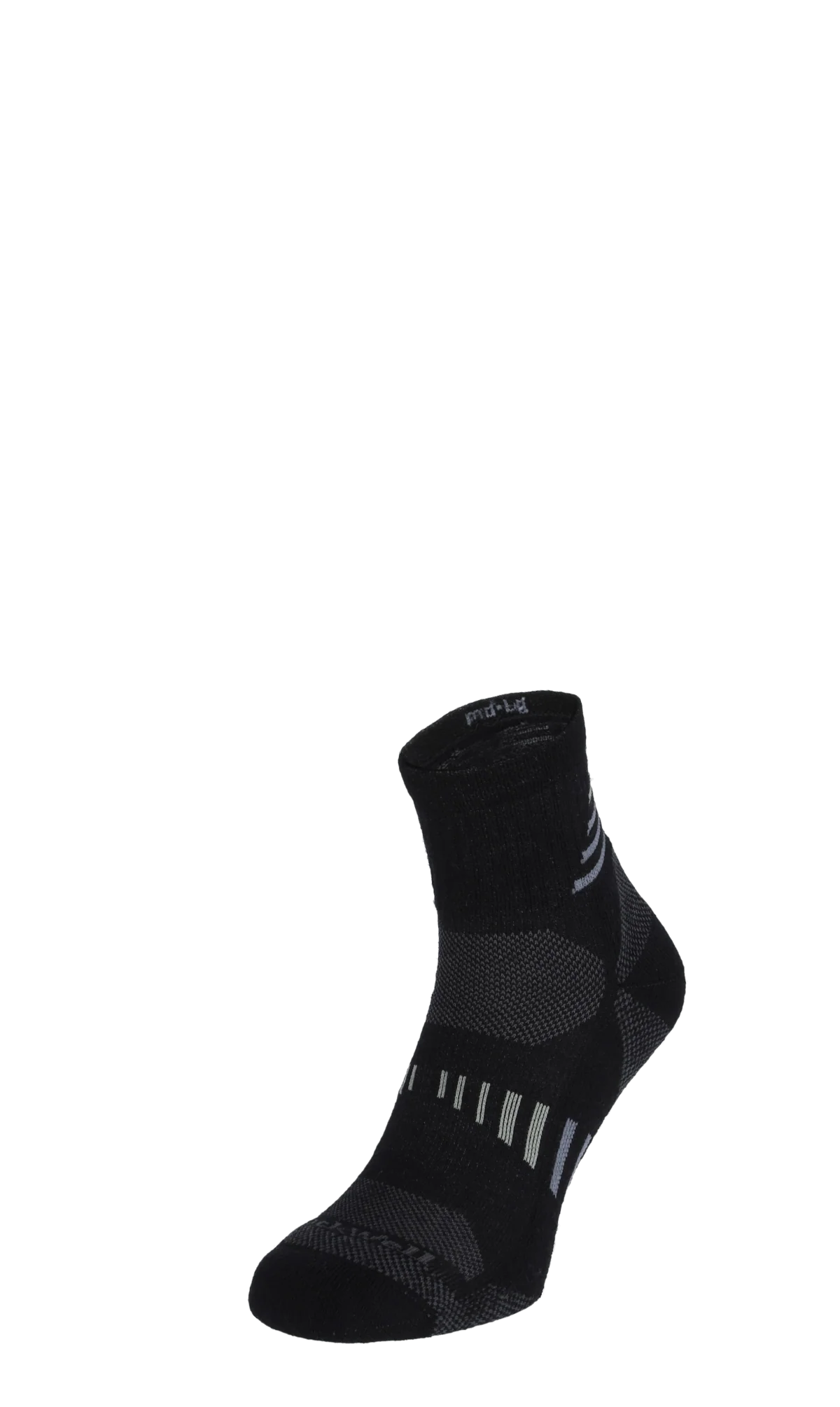 Ascend II Quarter Heren Wandelsokken Klasse 1 Black