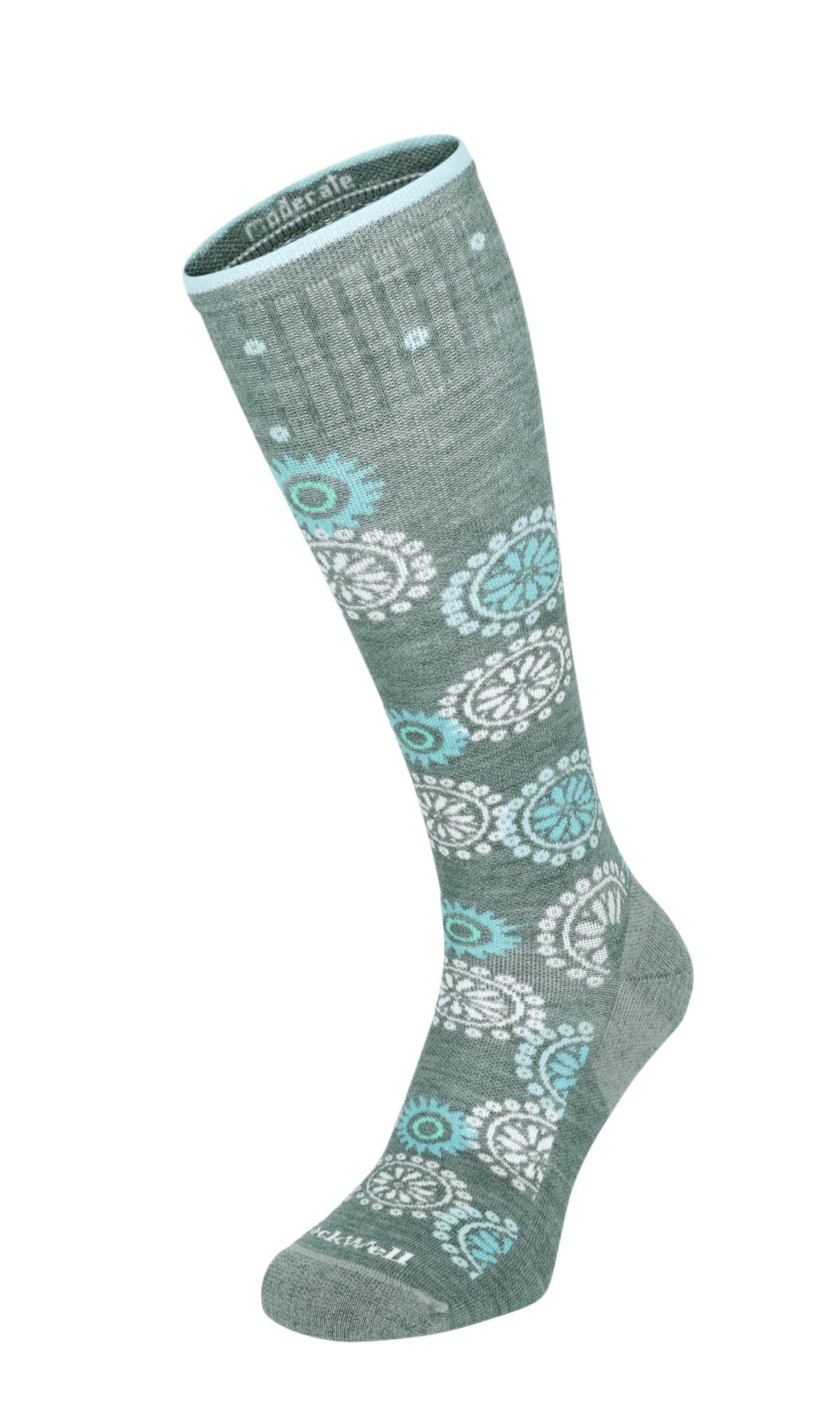 Block Print Dames Compressiekousen Klasse 1 Juniper