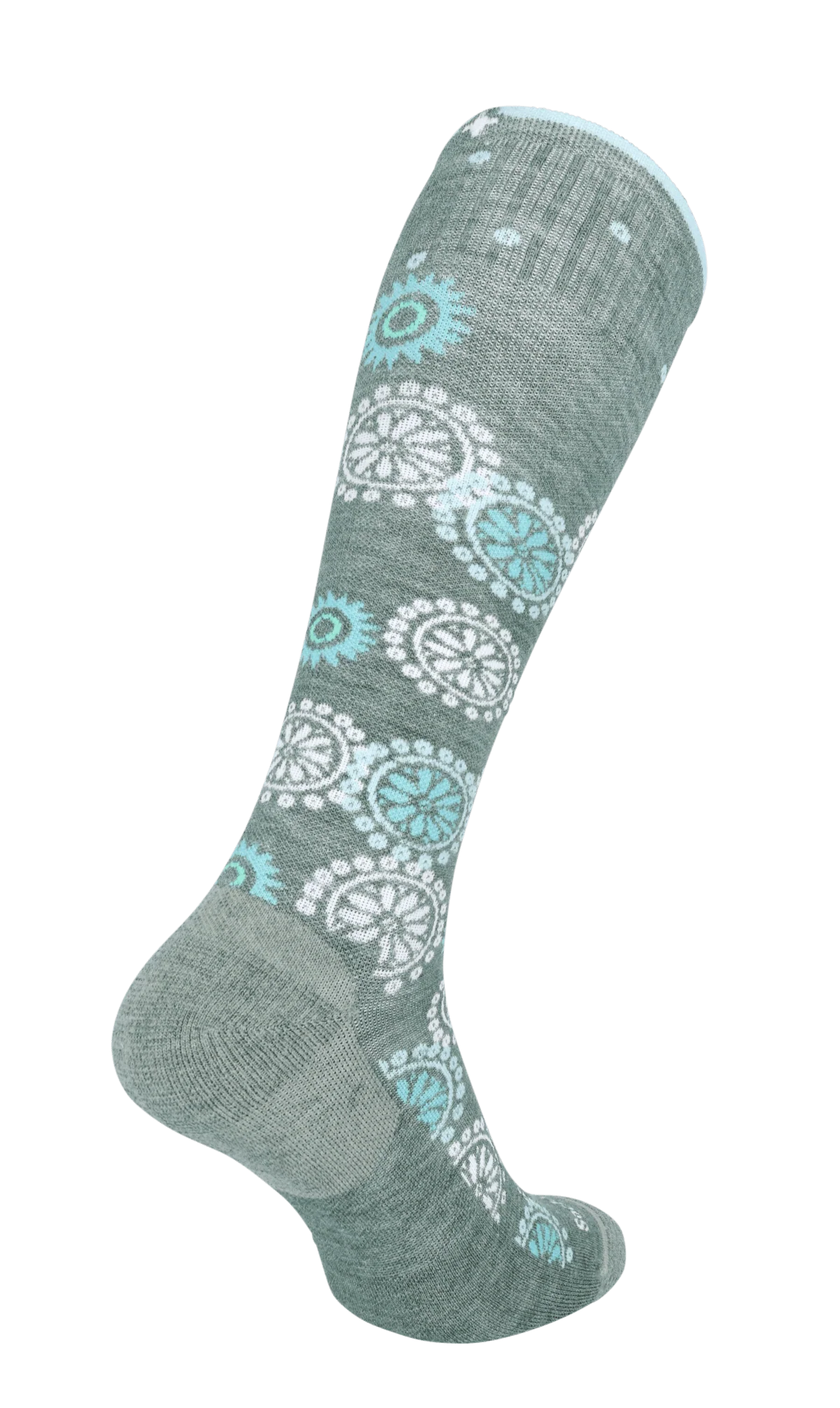 Block Print Dames Compressiekousen Klasse 1 Juniper - Image 4