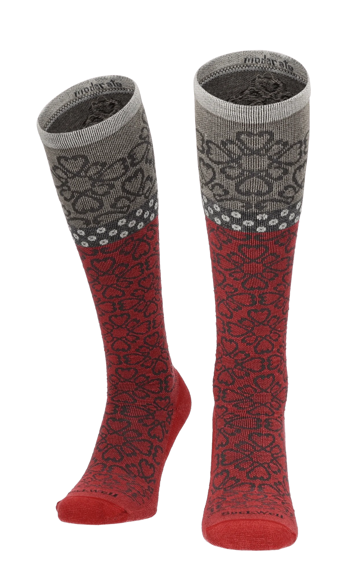 Botanical Dames Compressiekousen Klasse 1 Red Rock - Image 2