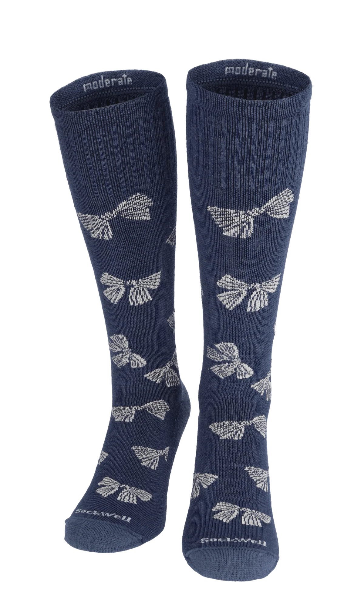 Bows Dames Compressiekousen Klasse 1 Denim - Image 2