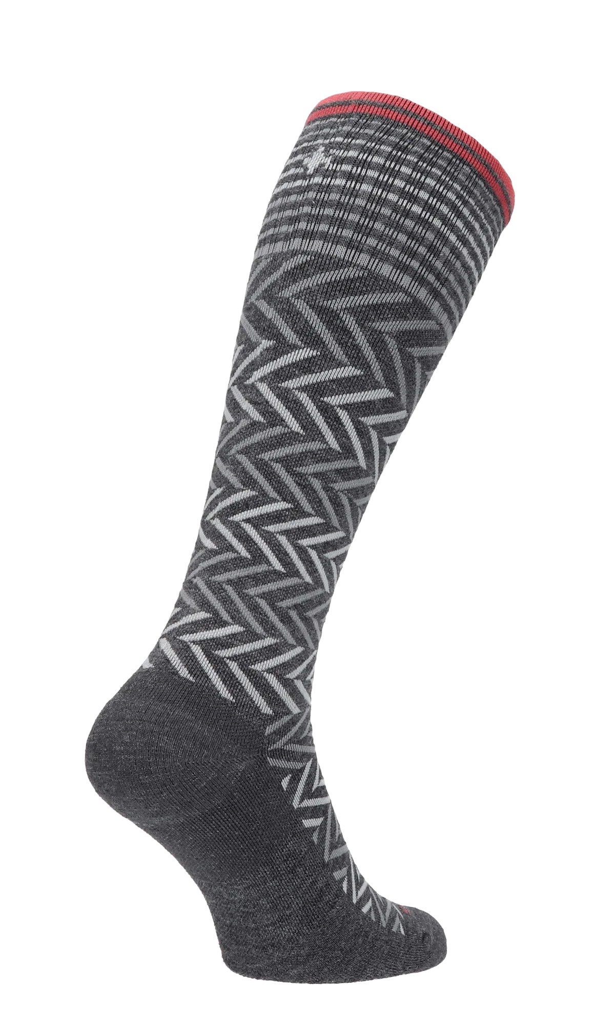 Chevron Dames Compressiekousen klasse 1 Charcoal - Image 4