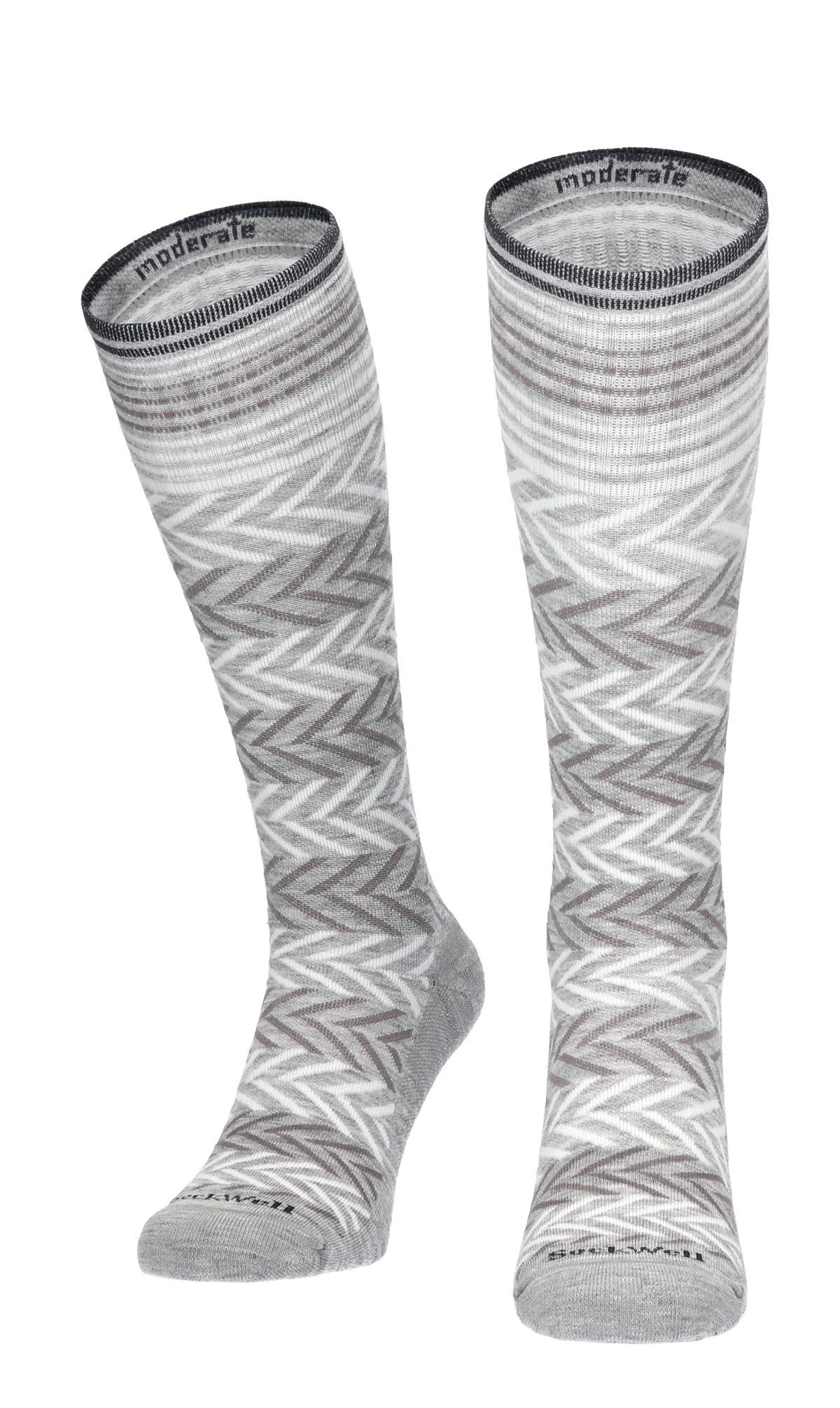 Chevron Dames Compressiekousen klasse 1 Grey - Image 2