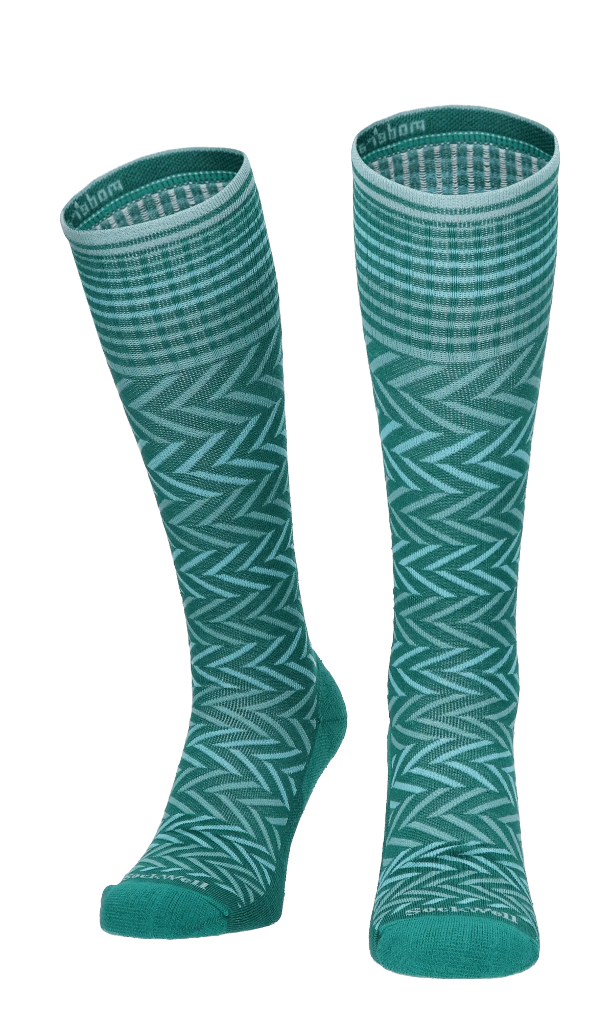 Chevron Dames Compressiekousen Klasse 1 Jade - Image 2