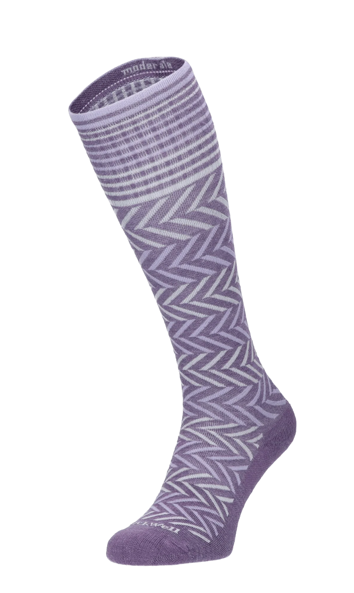 Chevron Dames Compressiekousen Klasse 1 Plum