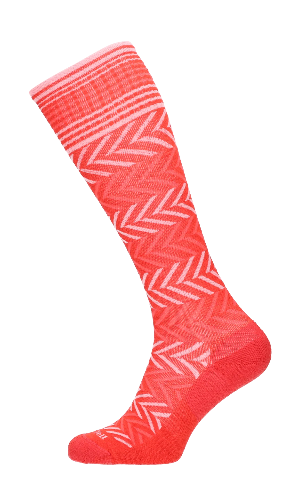 Chevron Dames Compressiekousen Klasse 1 Poppy - Image 3