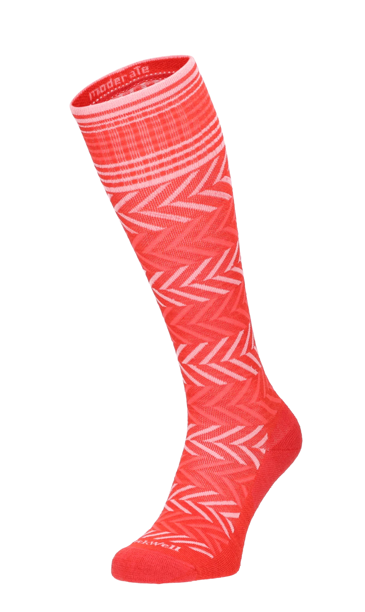 Chevron Dames Compressiekousen Klasse 1 Poppy