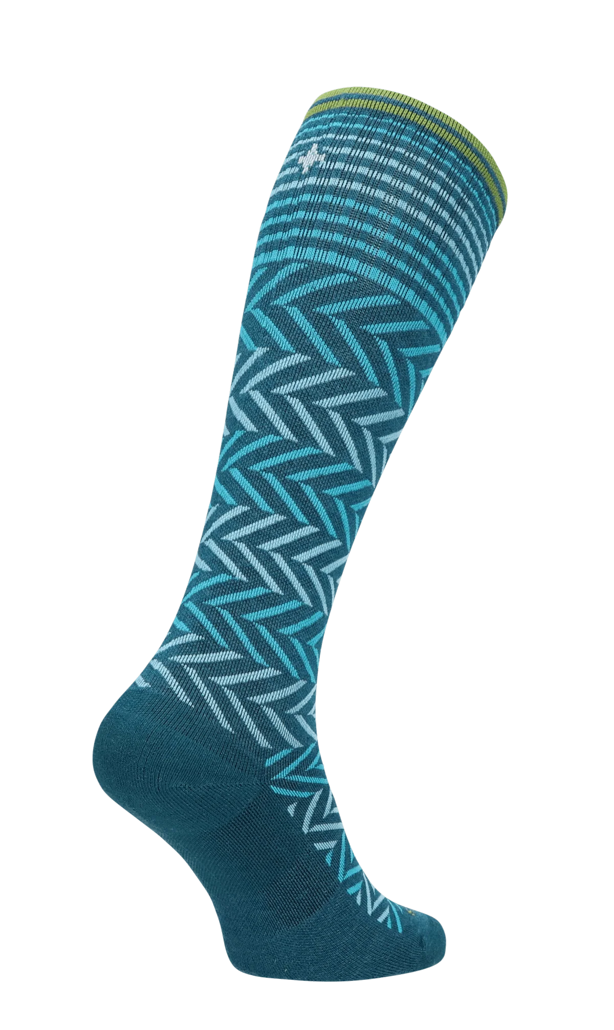 Chevron Dames Compressiekousen Klasse 1 Teal - Image 3
