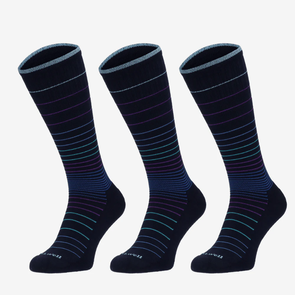Circulator Dames Maat 35-38 Compressiekousen Navy Klasse 1 (3-pack)