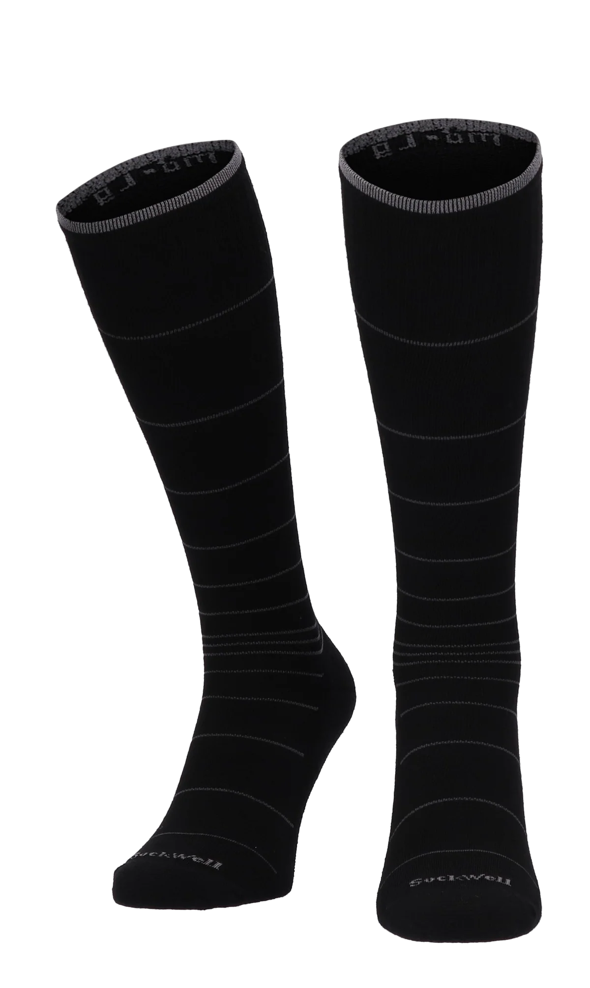Circulator Heren Compressiekousen Klasse 1 Black Stripe - Image 2
