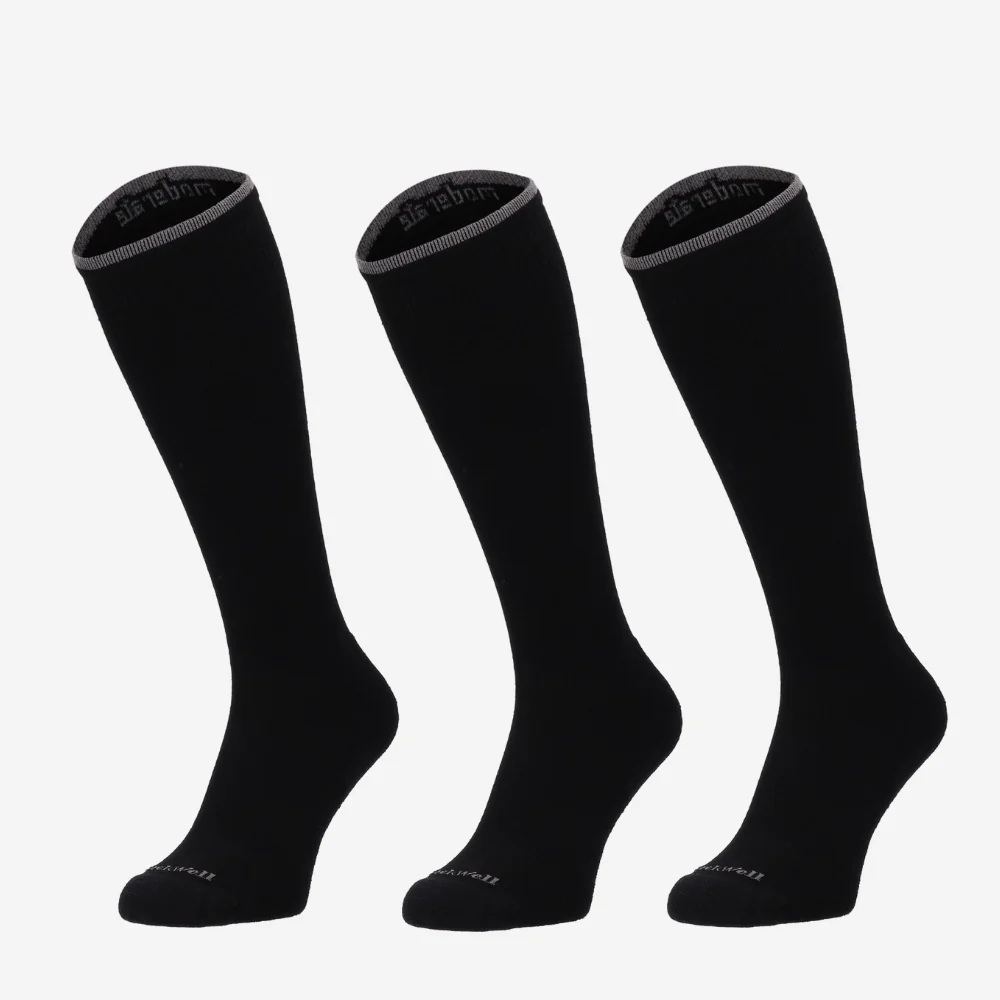 Circulator Heren Maat 44-47 Compressiekousen Black Klasse 1 (3-pack)