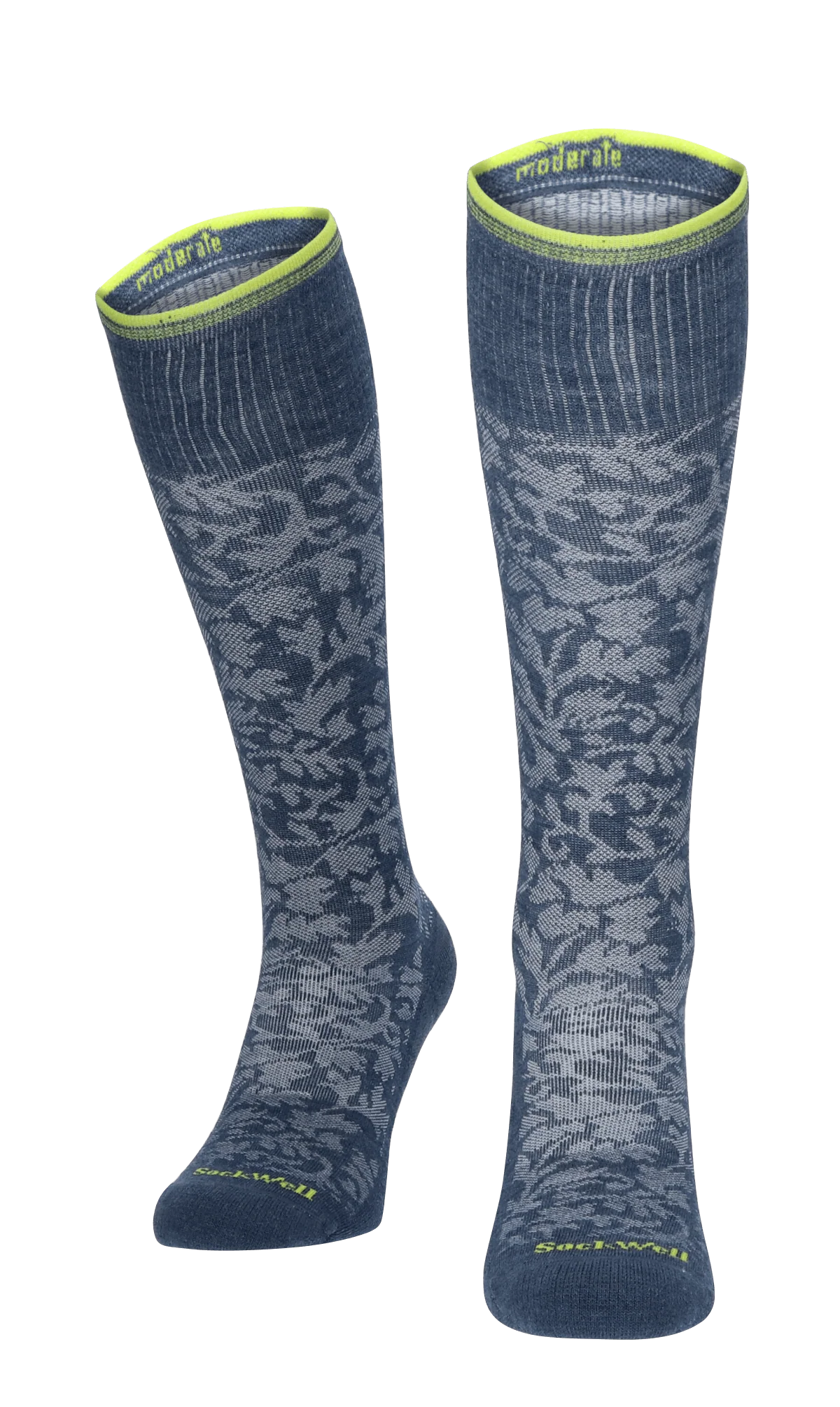 Damask Dames Compressiekousen Klasse 1 Denim - Image 2