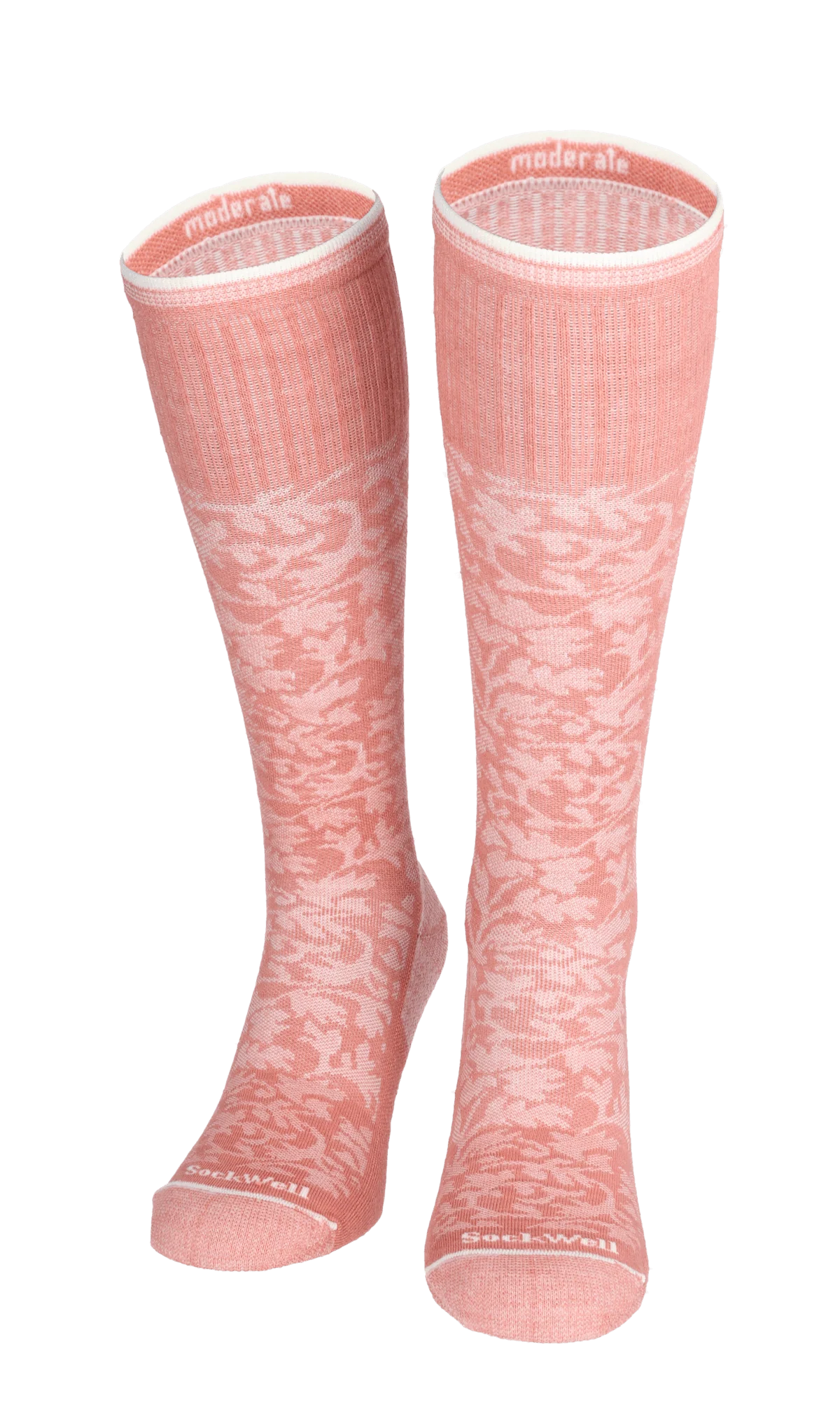 Damask Dames Compressiekousen klasse 1 Pink Clay - Image 2