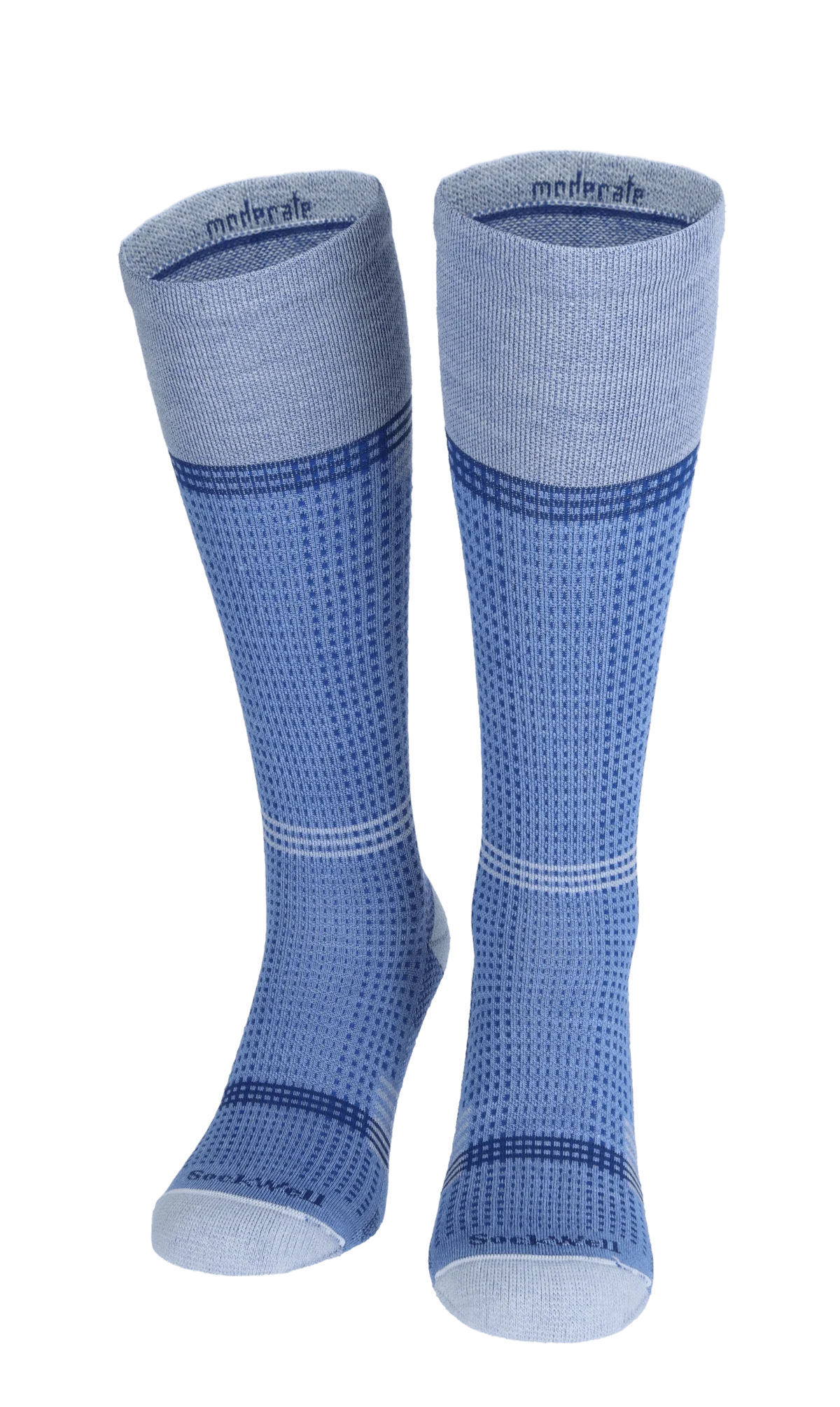 Dash Dames Compressiekousen Klasse 1 Cornflower - Image 2