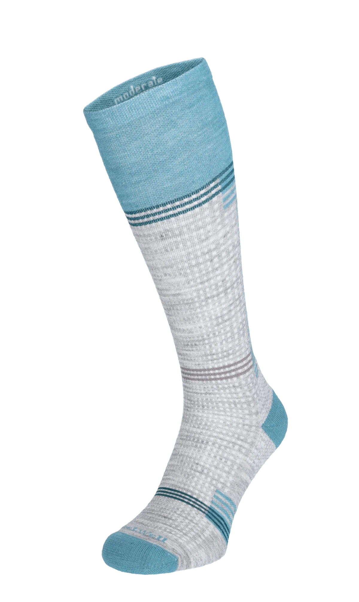 Dash Dames Compressiekousen Klasse 1 Light Grey