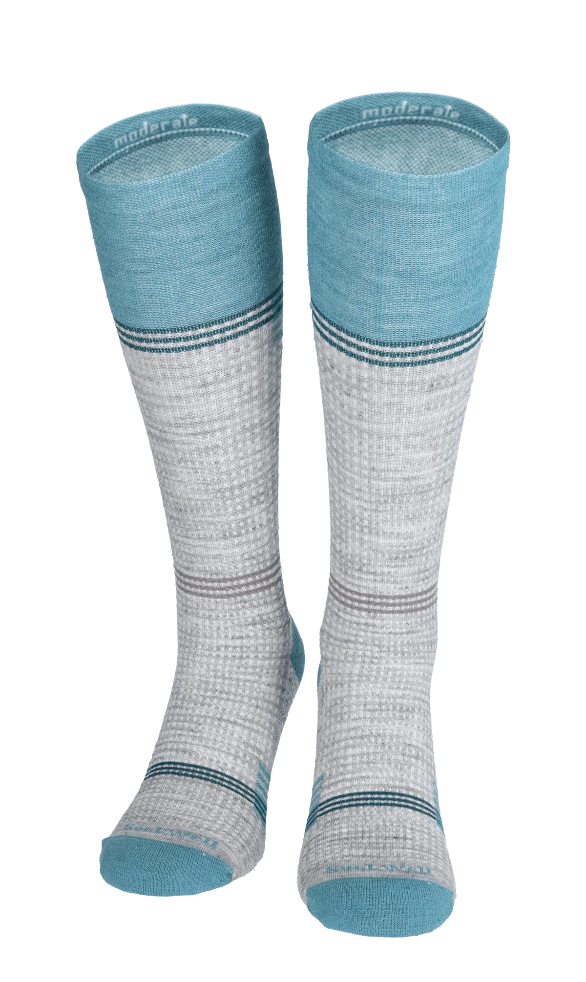 Dash Dames Compressiekousen Klasse 1 Light Grey - Image 2