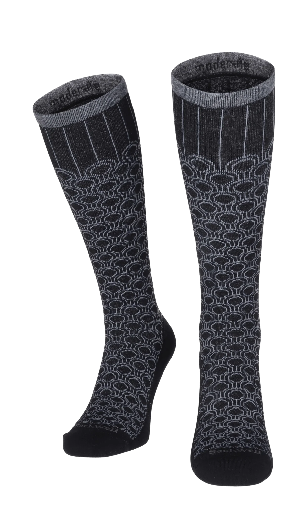 Deco Dot Dames Compressiekousen Klasse 1 Black - Image 2