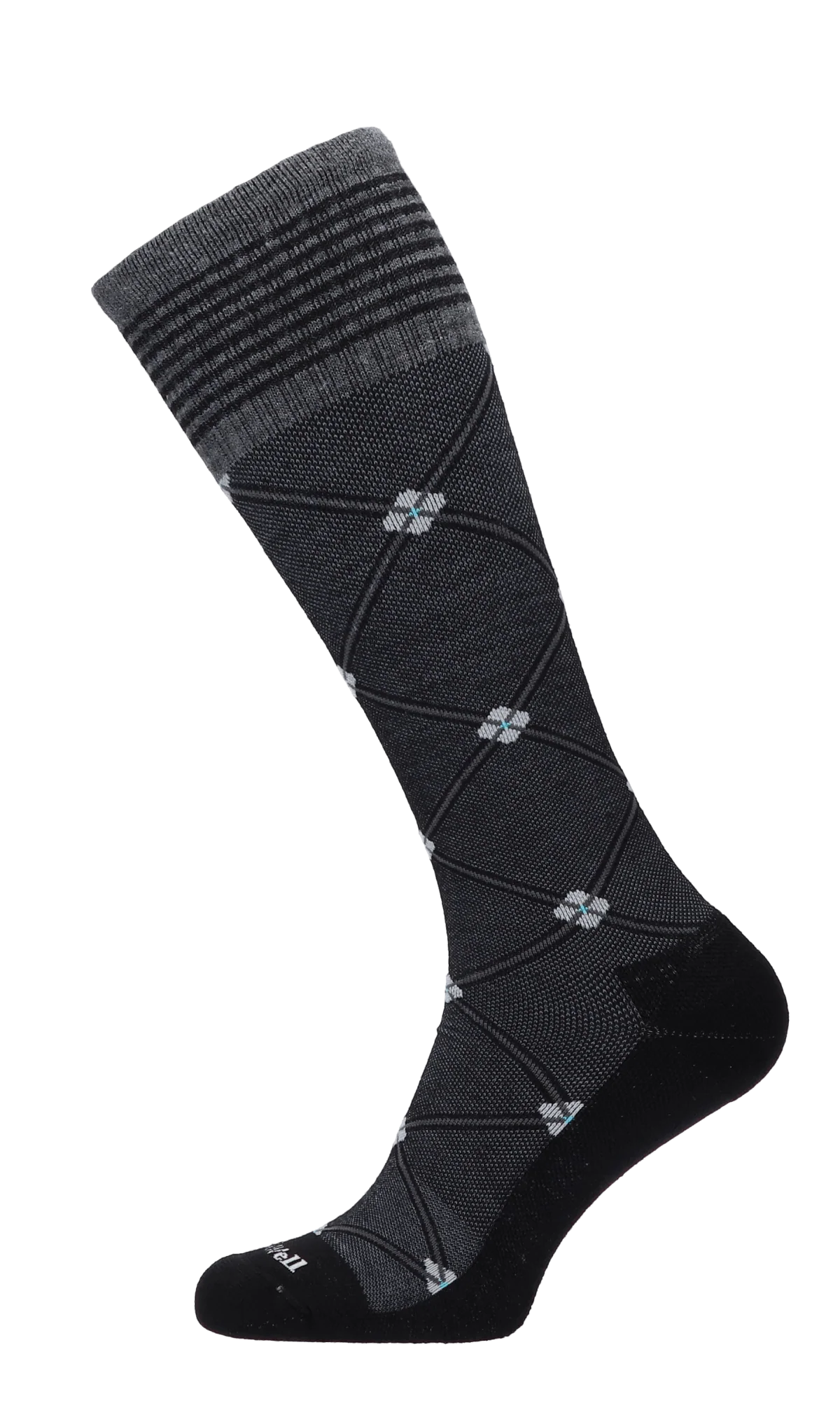 Elevation Dames Compressiekousen Klasse 2 Black Multi - Image 3