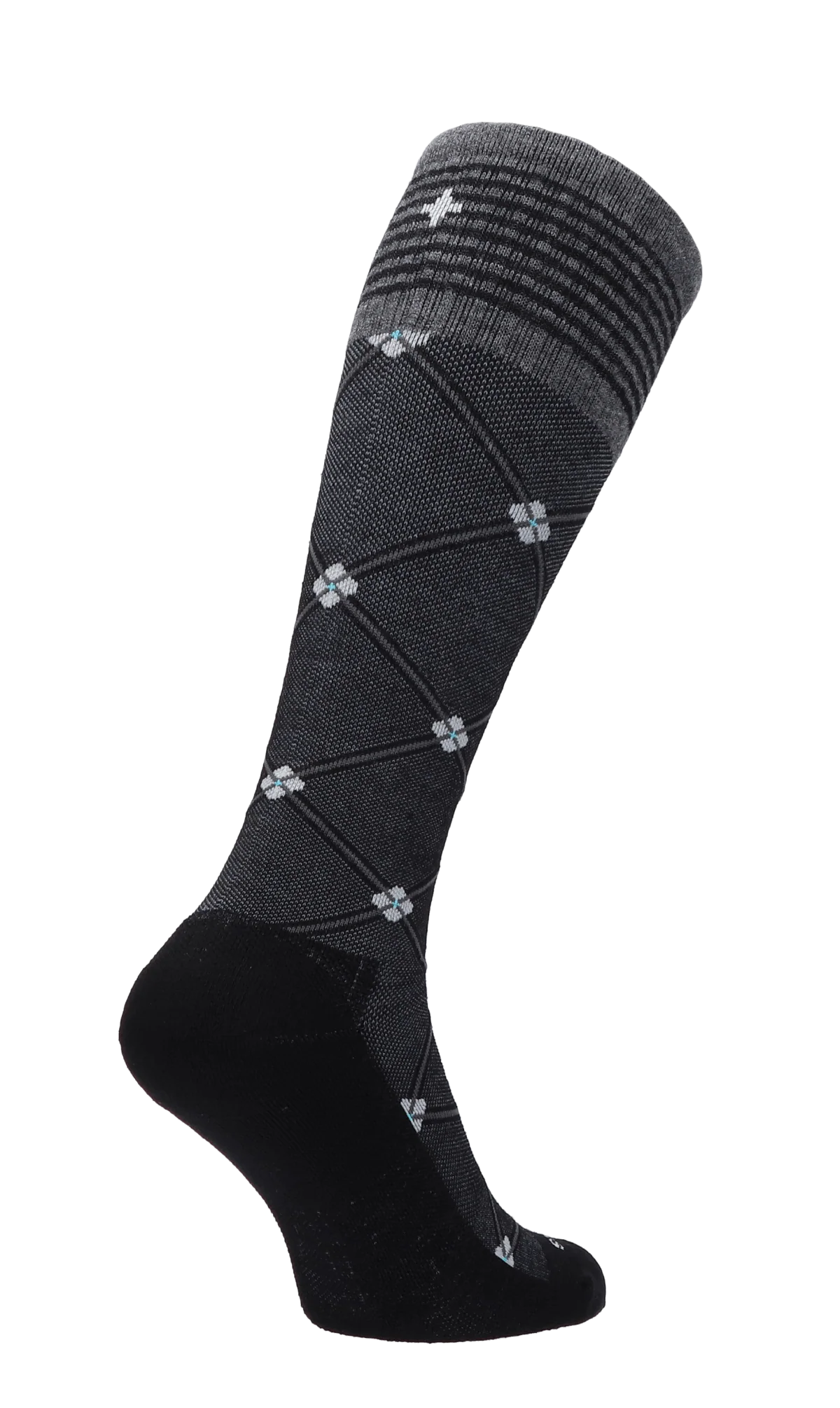 Elevation Dames Compressiekousen Klasse 2 Black Multi - Image 4