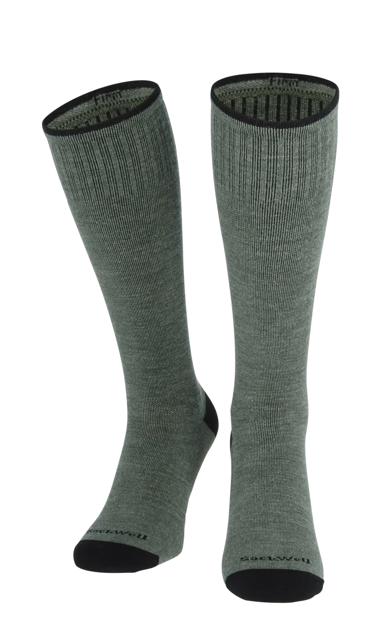 Elevation Heren Compressiekousen Klasse 2 Eucalyptus - Image 2