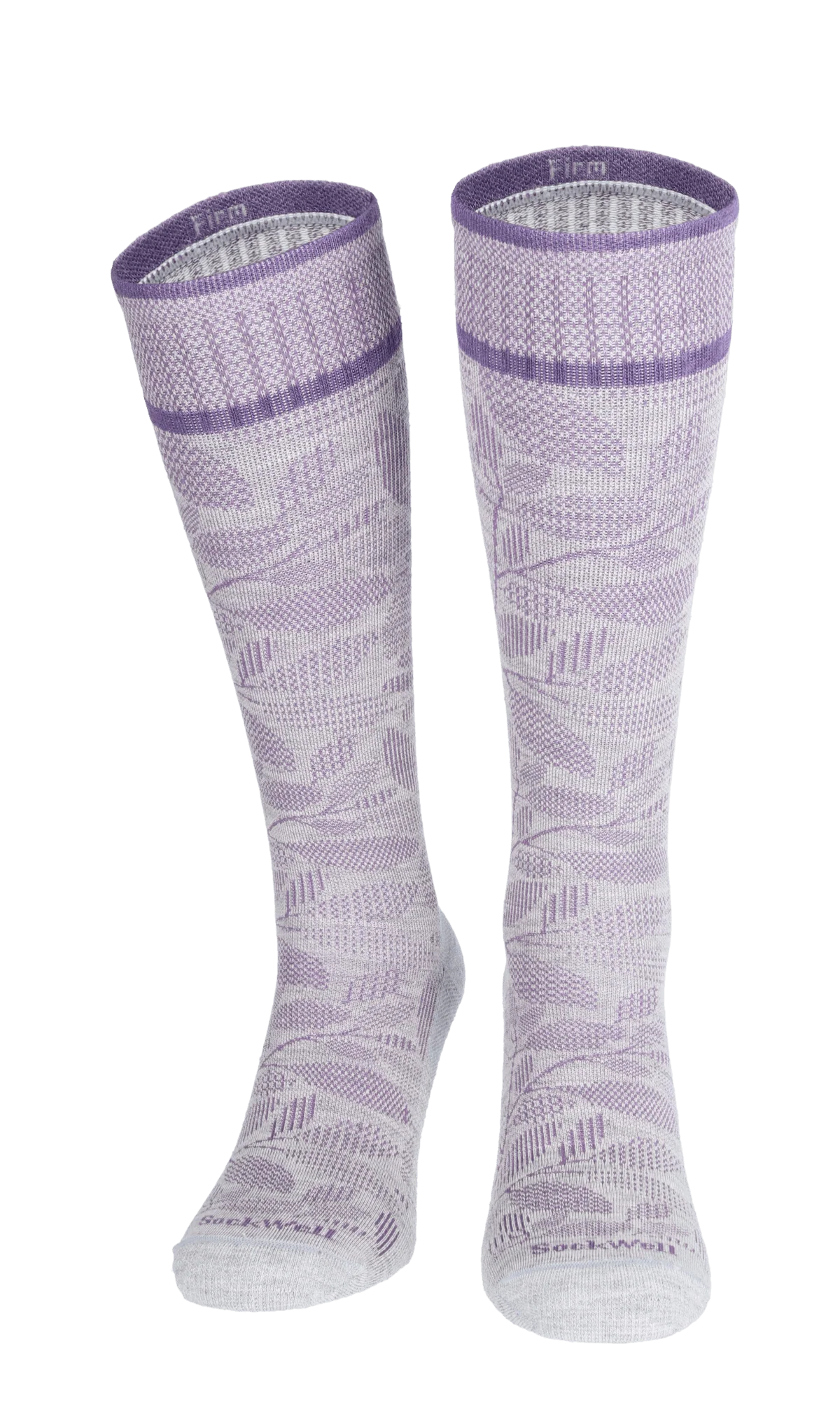 Fauna Dames Compressiekousen Klasse 2 Light Grey - Image 2