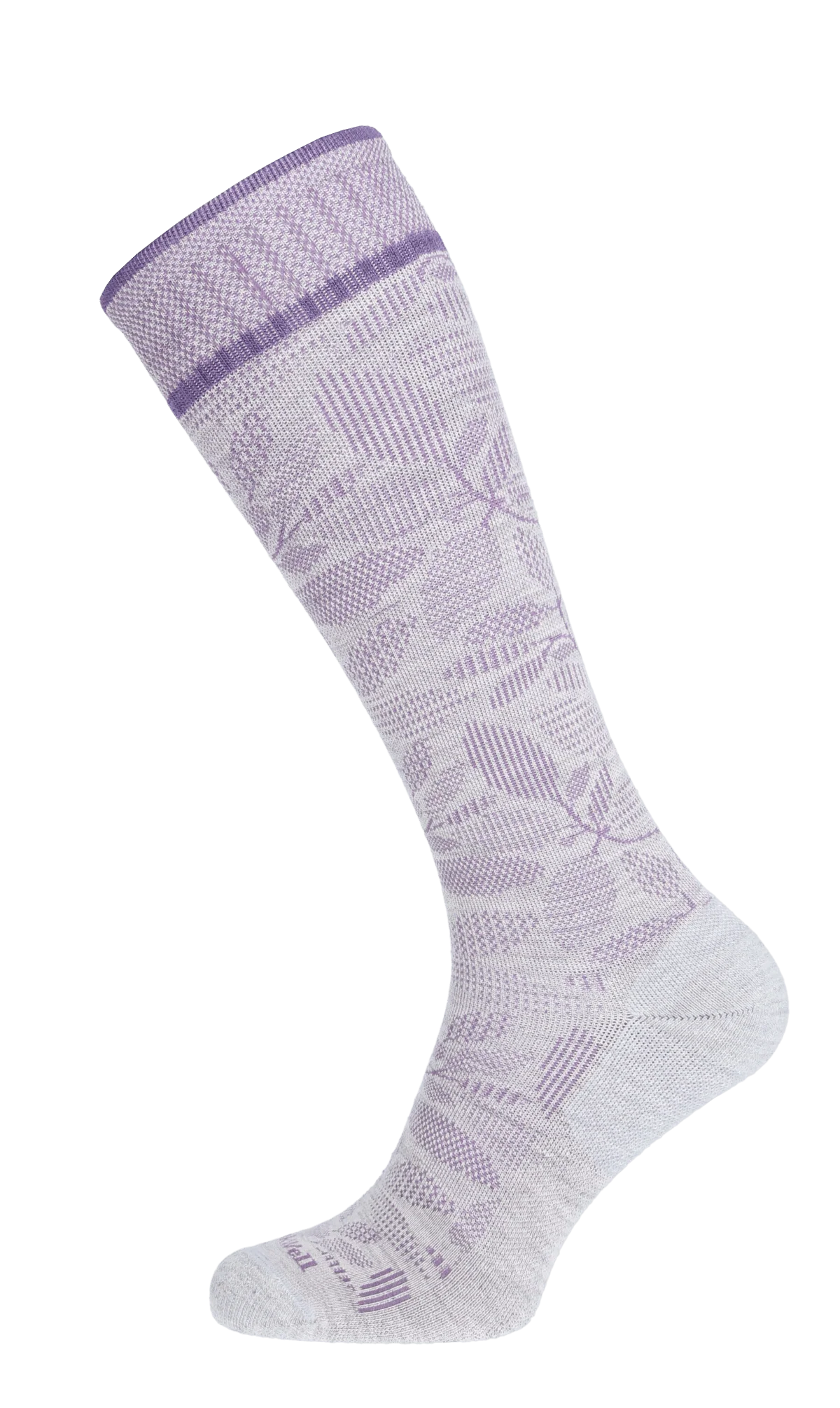 Fauna Dames Compressiekousen Klasse 2 Light Grey - Image 3