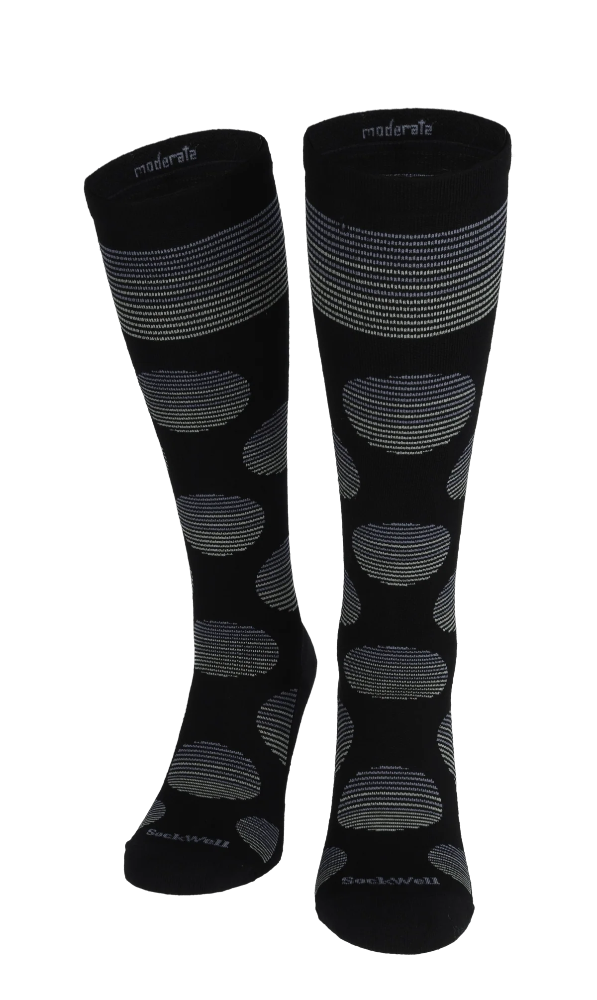 Featherweight Dot Dames Compressiekousen Klasse 1 Black - Image 2
