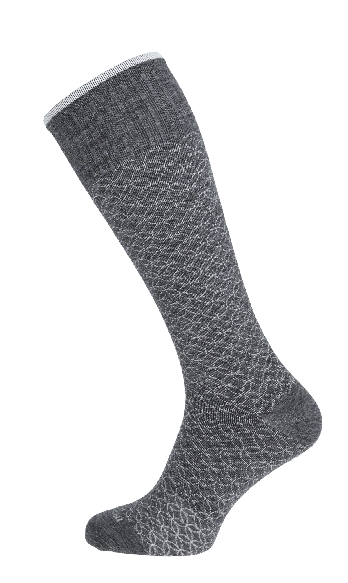 Featherweight Fancy Dames Compressiekousen Klasse 1 Charcoal - Image 3