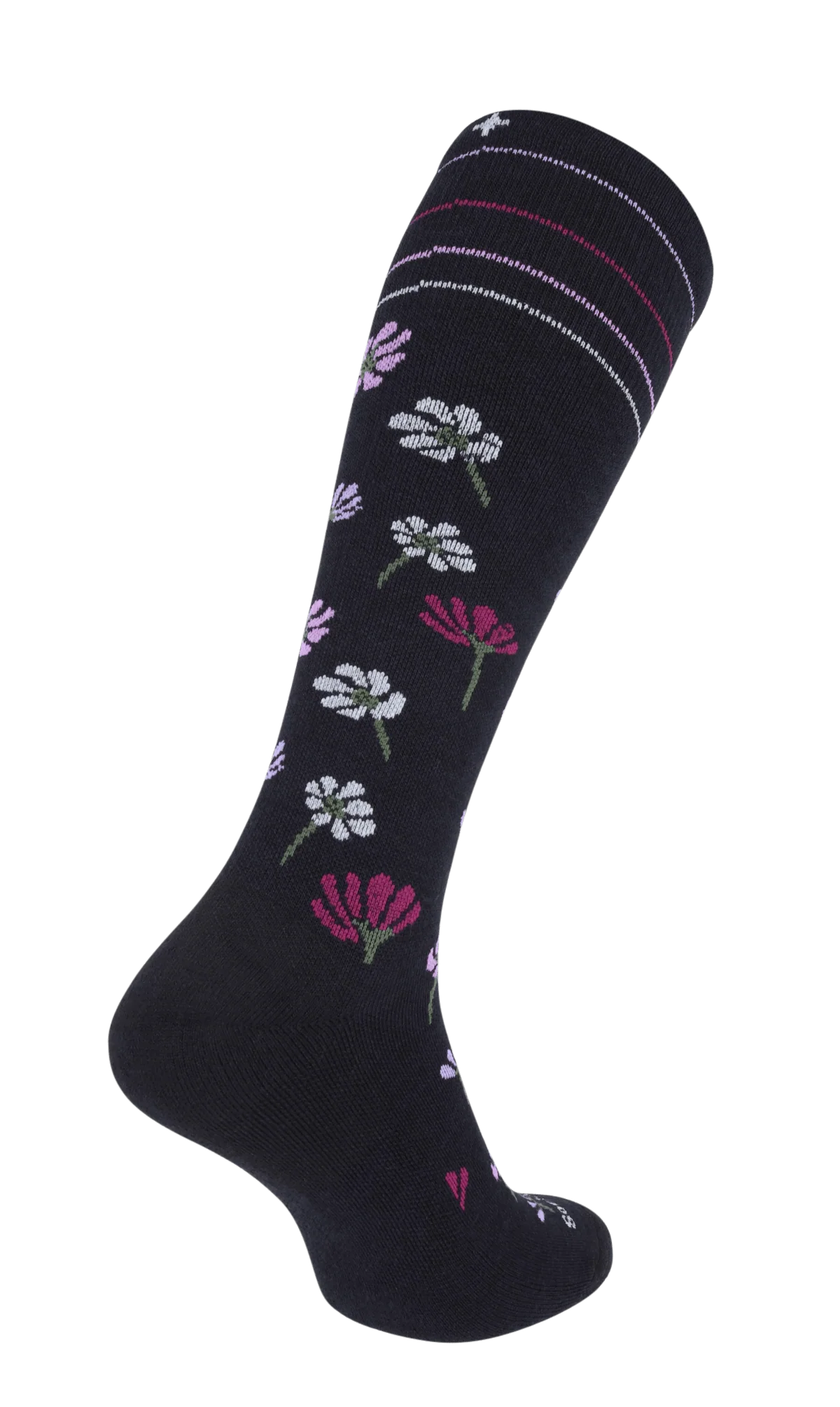 Field Flower Dames Compressiekousen Klasse 1 Black - Image 4