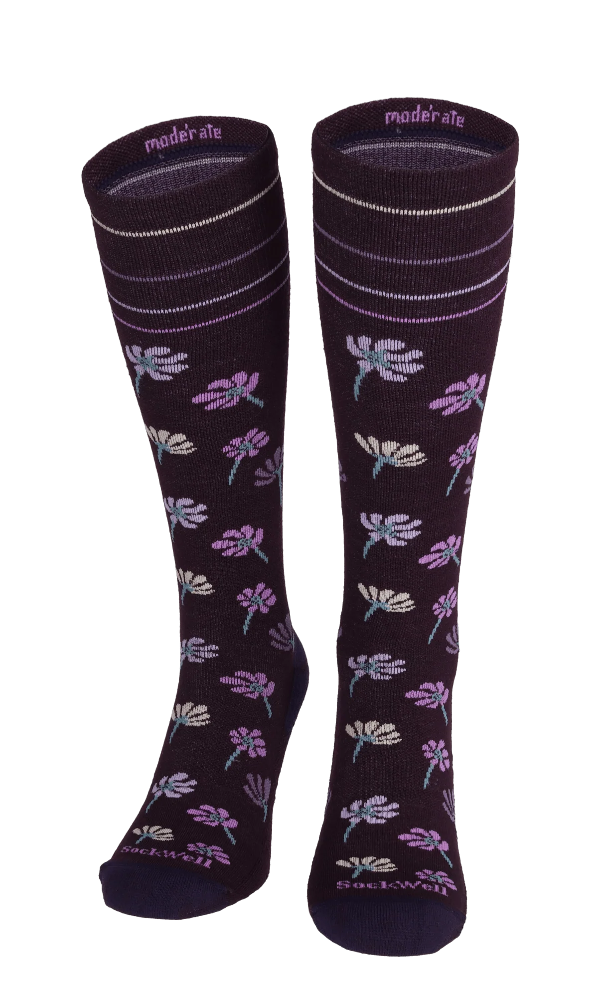 Field Flower Dames Compressiekousen Klasse 1 Blackberry - Image 2