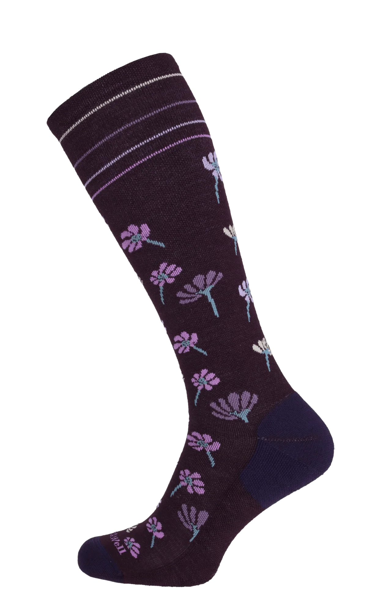 Field Flower Dames Compressiekousen Klasse 1 Blackberry - Image 3