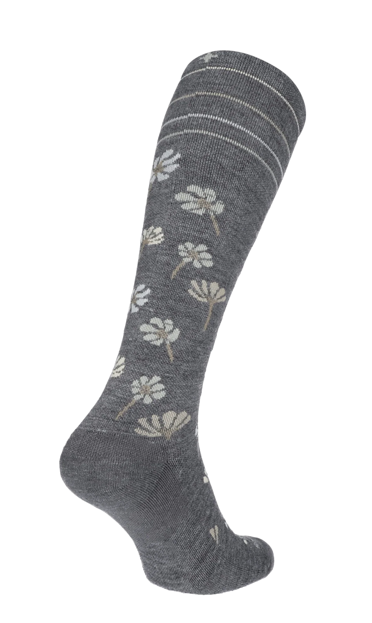 Field Flower Dames Compressiekousen Klasse 1 Charcoal - Image 4