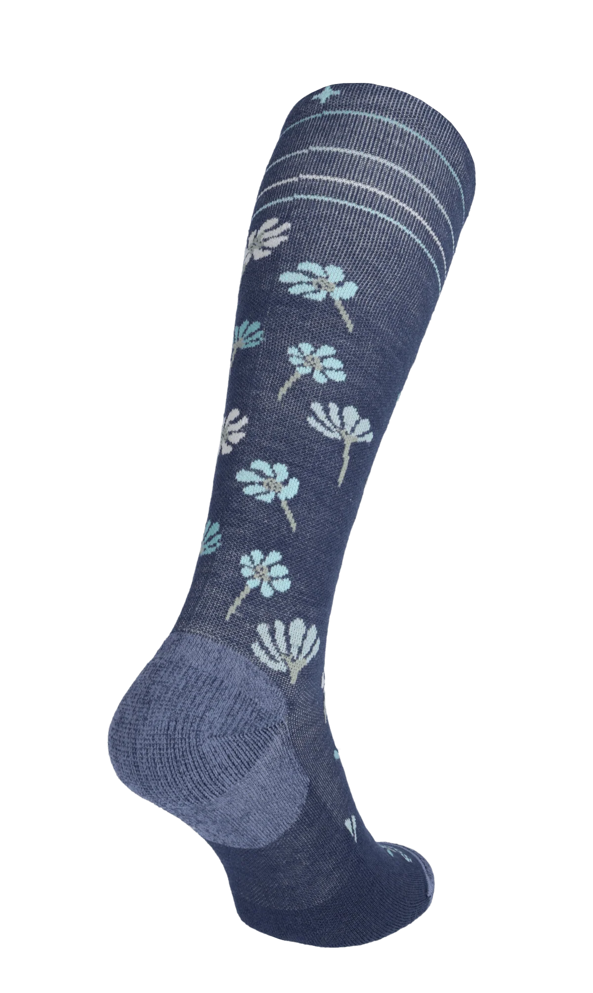 Field Flower Dames Compressiekousen Klasse 1 Denim - Image 4