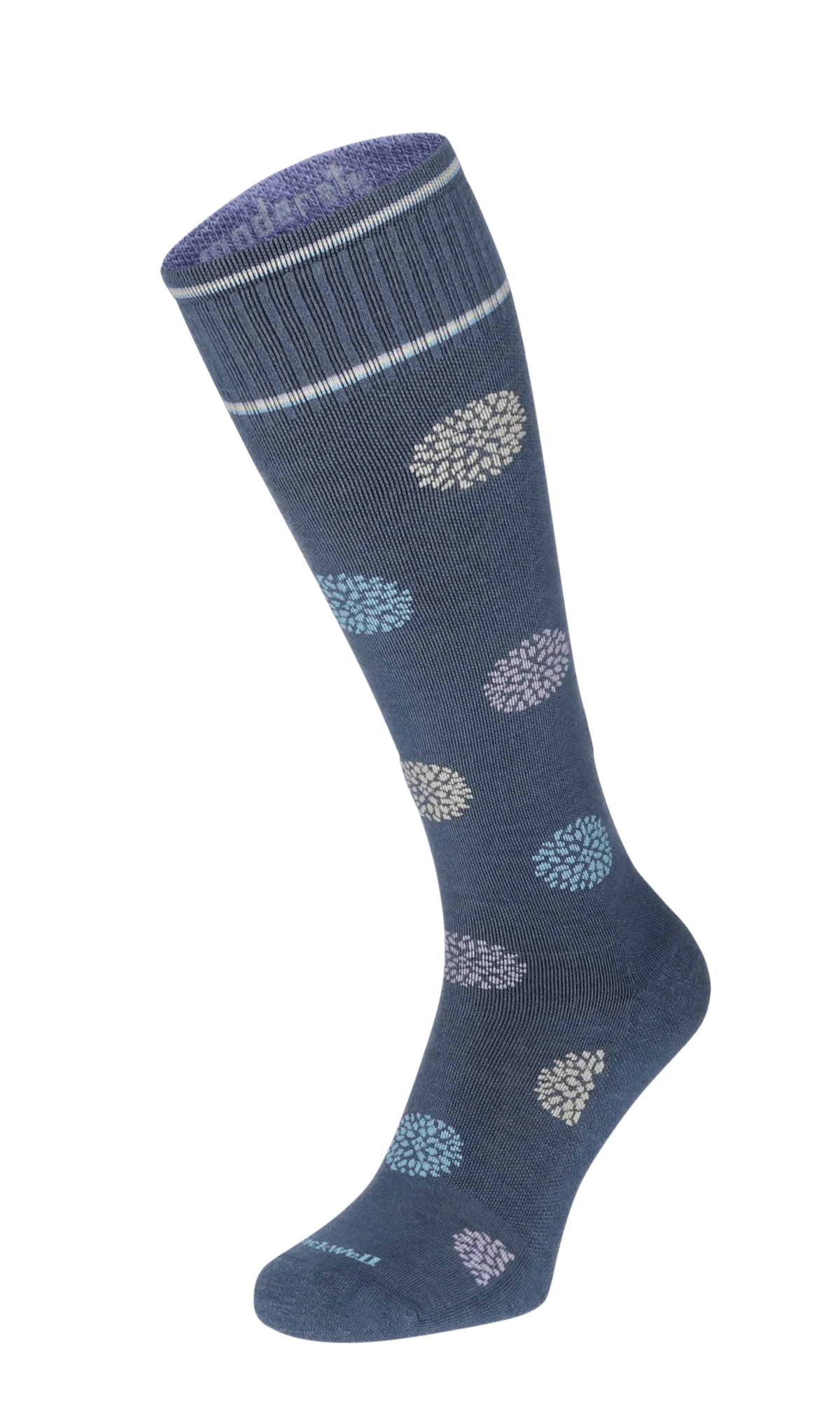 Full Bloom Dames Compressiekousen Klasse 1 Denim