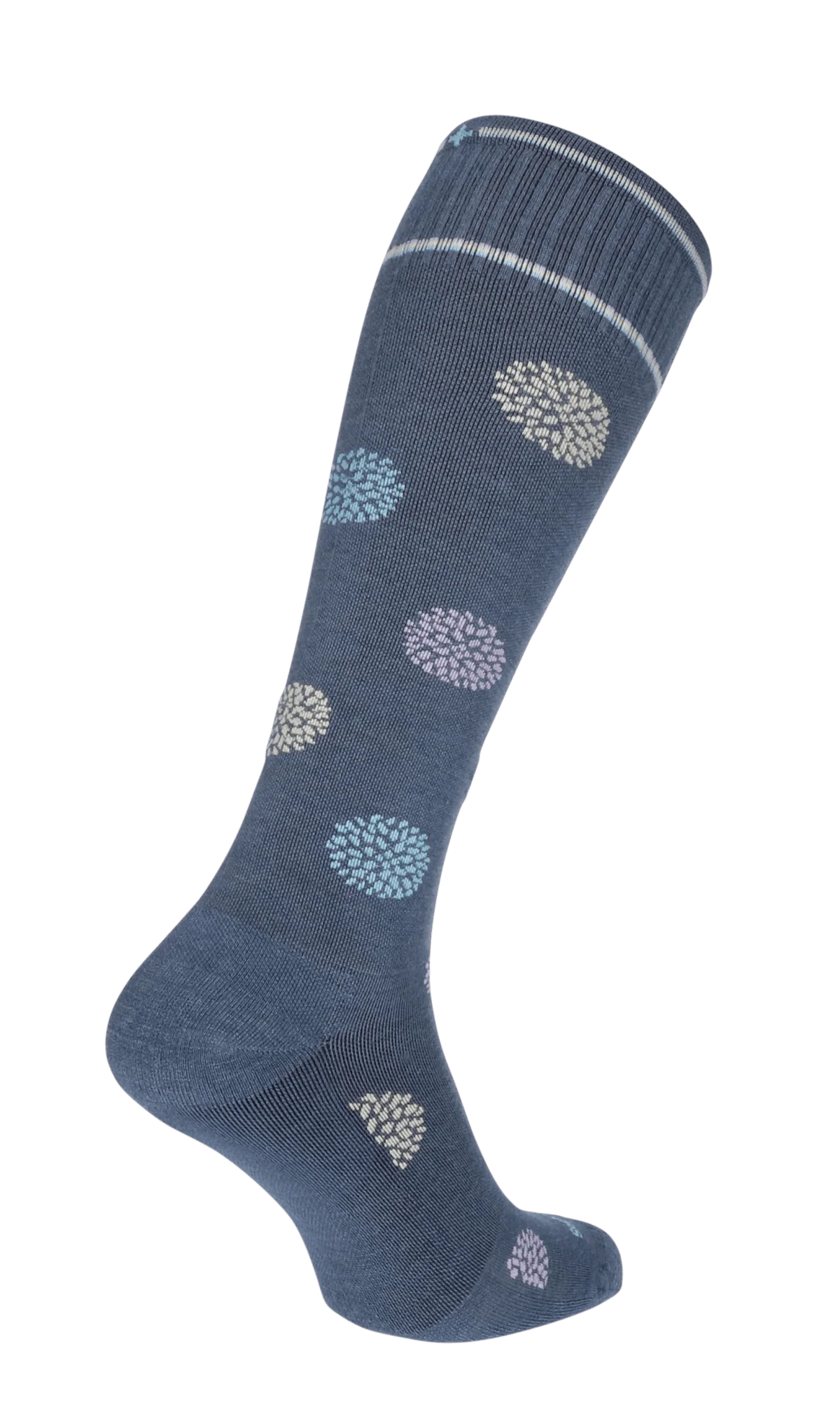 Full Bloom Dames Compressiekousen Klasse 1 Denim - Image 4