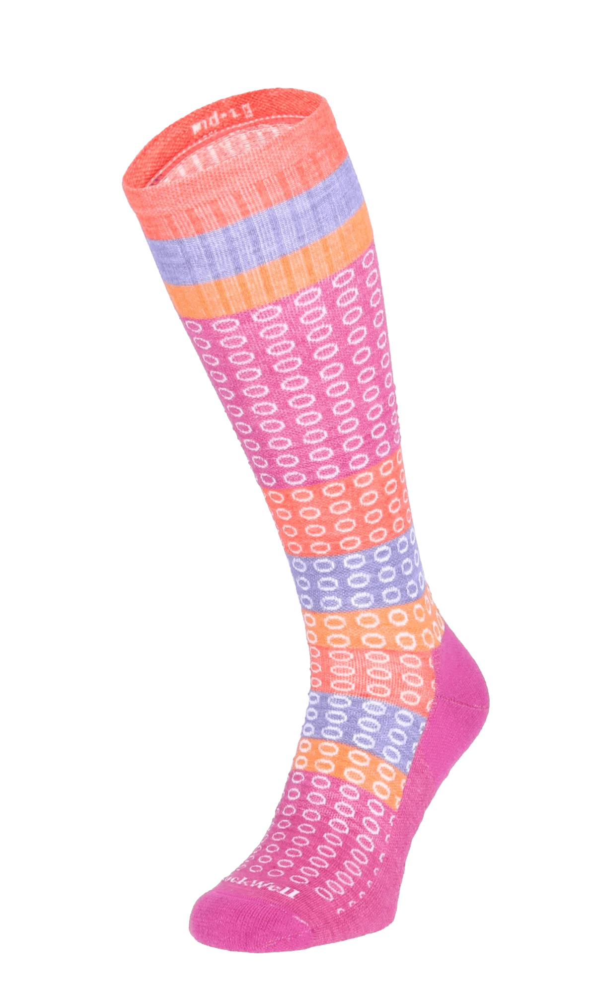 Full Circle Dames Compressiekousen Klasse 1 Raspberry