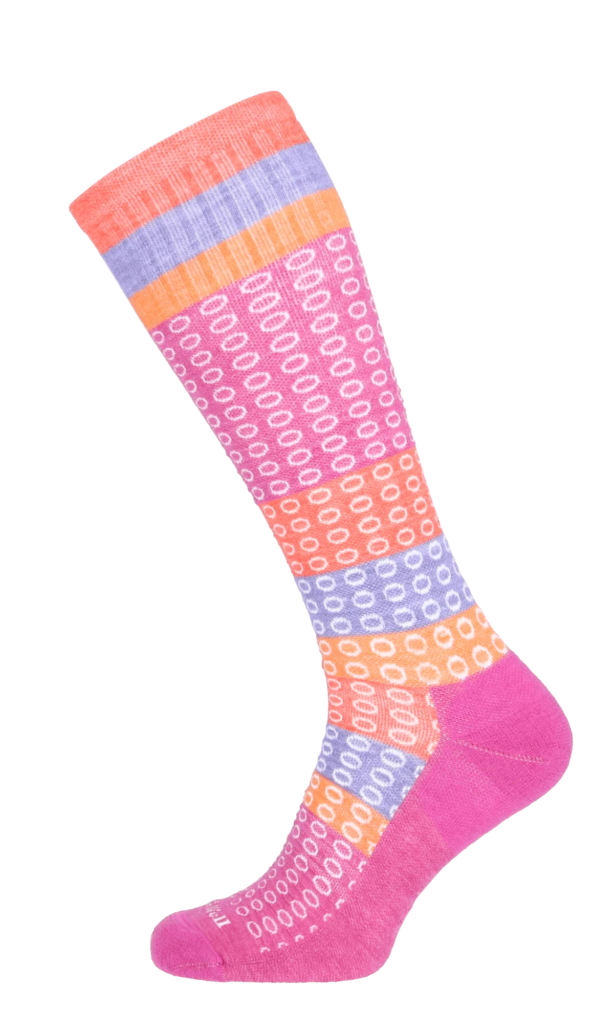 Full Circle Dames Compressiekousen Klasse 1 Raspberry - Image 3