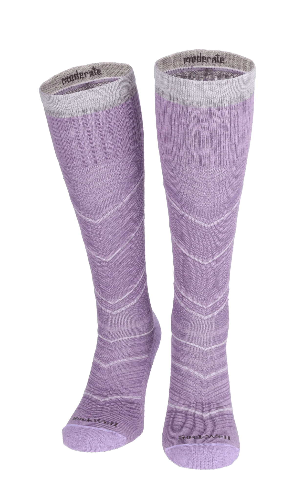 Full Flattery Dames Compressiekousen Klasse 1 Lavender - Image 2
