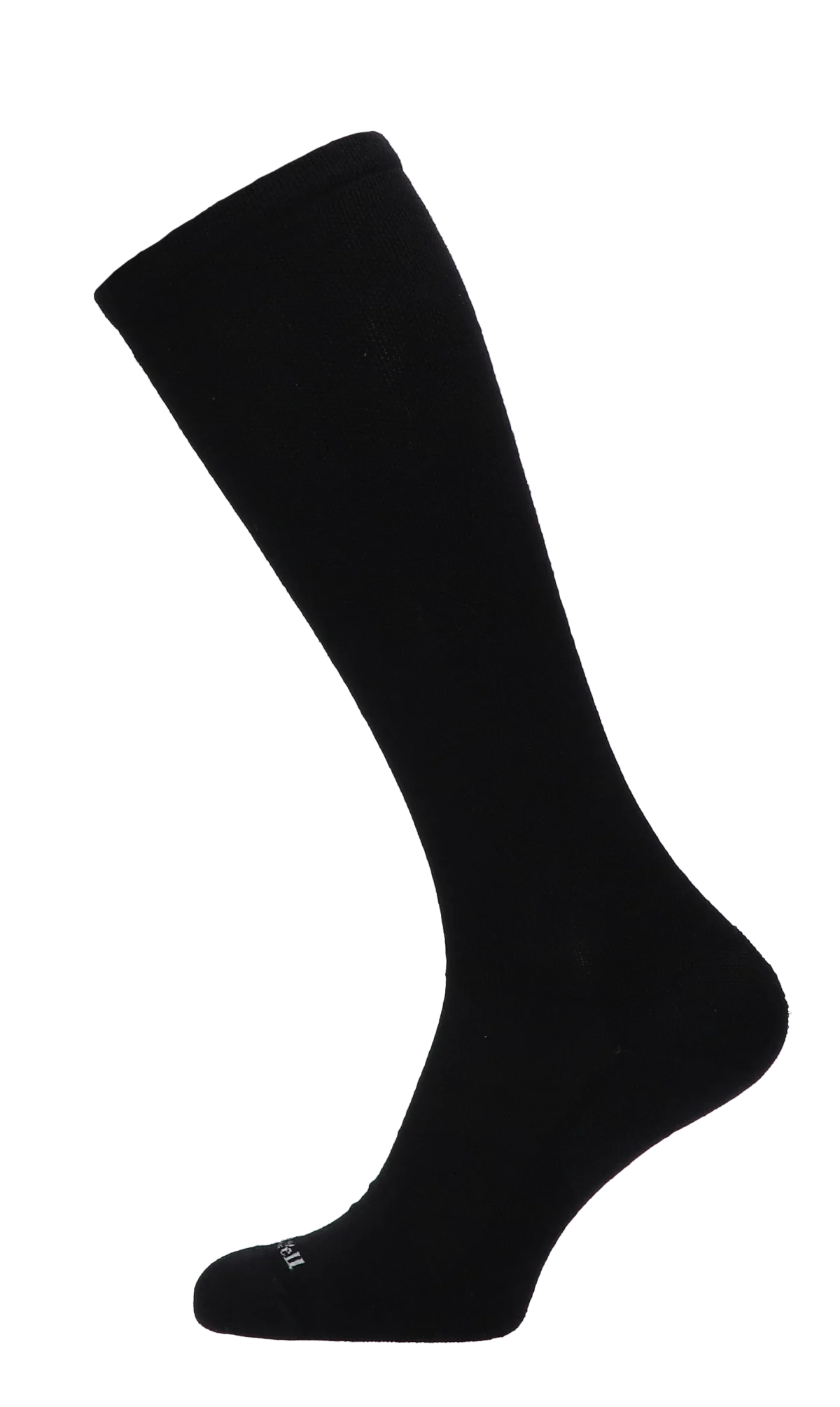 Full Floral Dames Compressiekousen Klasse 1 Black Solid - Image 3