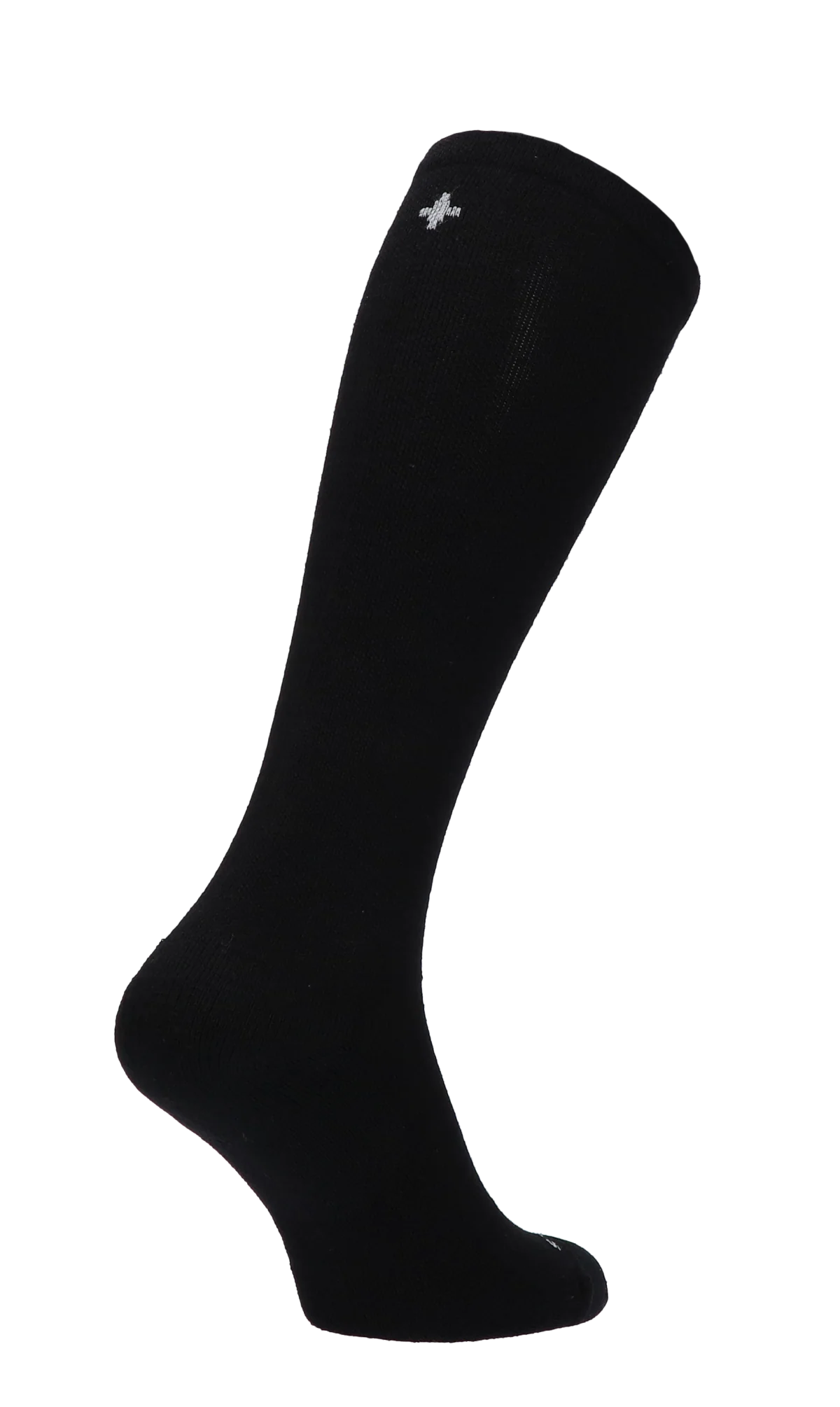 Full Floral Dames Compressiekousen Klasse 1 Black Solid - Image 4