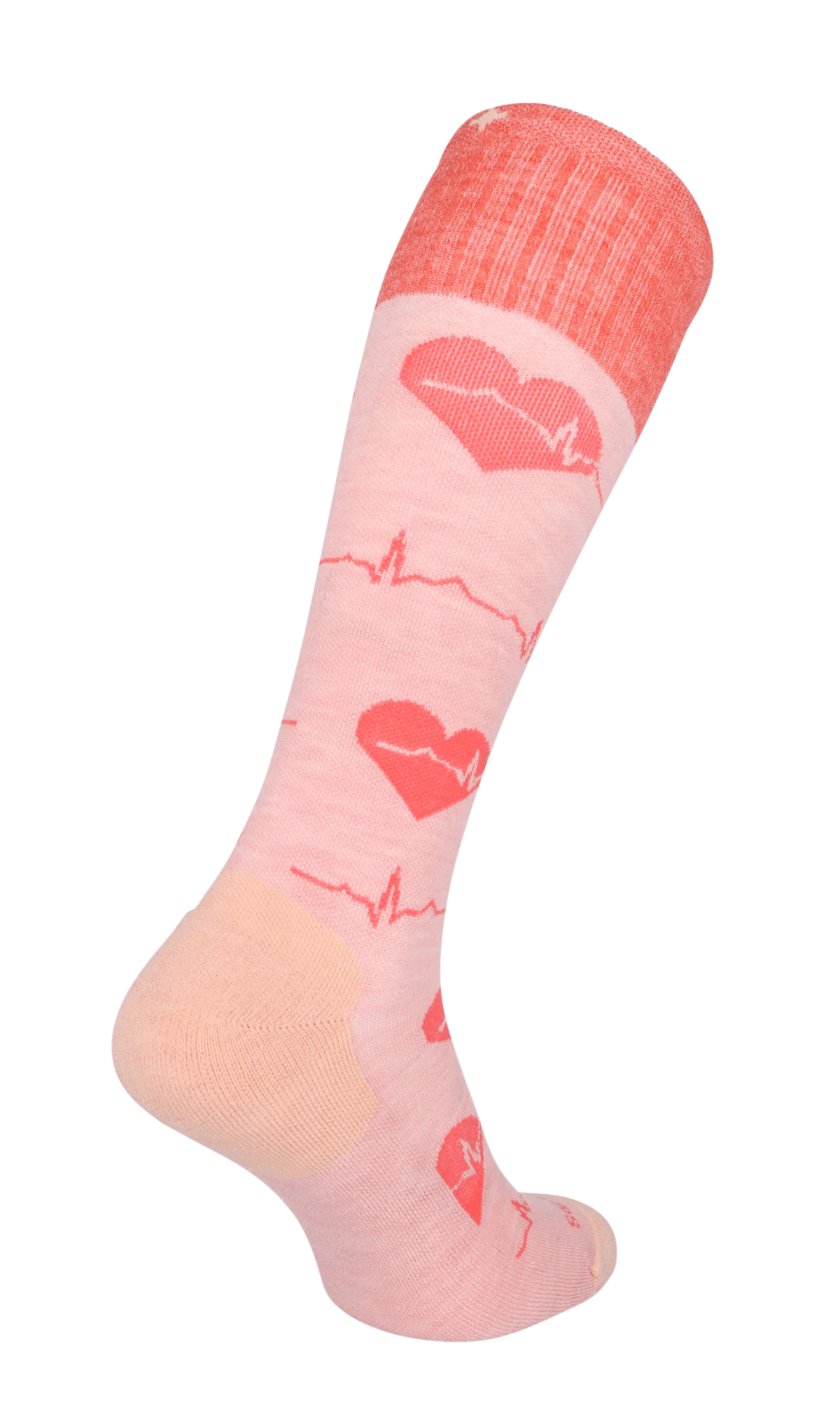 Heartbeat Dames Compressiekousen Klasse 1 Peach - Image 4