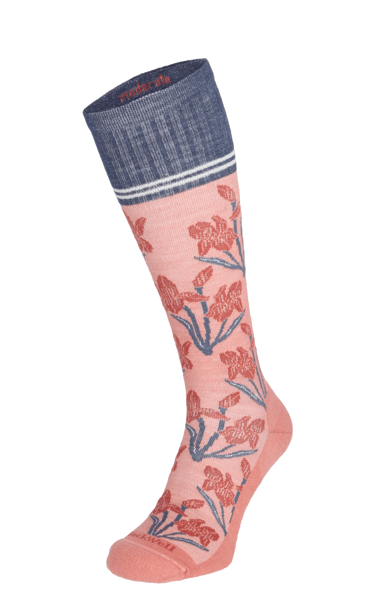 Iris Dames Compressiekousen Klasse 1 Pink Clay