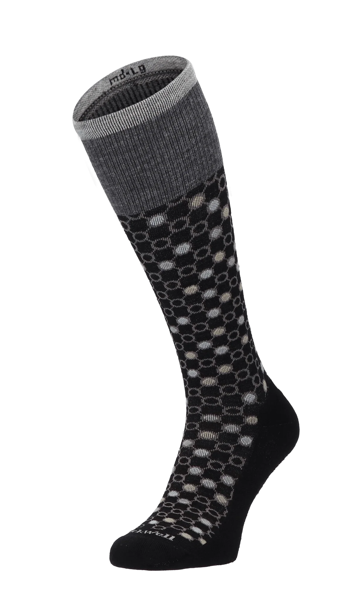 Kinetic Dames Compressiekousen Klasse 1 Black Multi