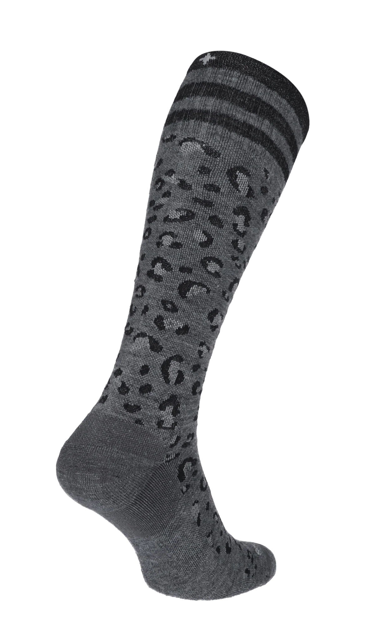 Leopard Dames Compressiekousen Klasse 1 Charcoal - Image 4