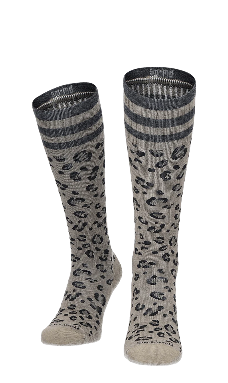 Leopard Dames Compressiekousen Klasse 1 Putty - Image 2
