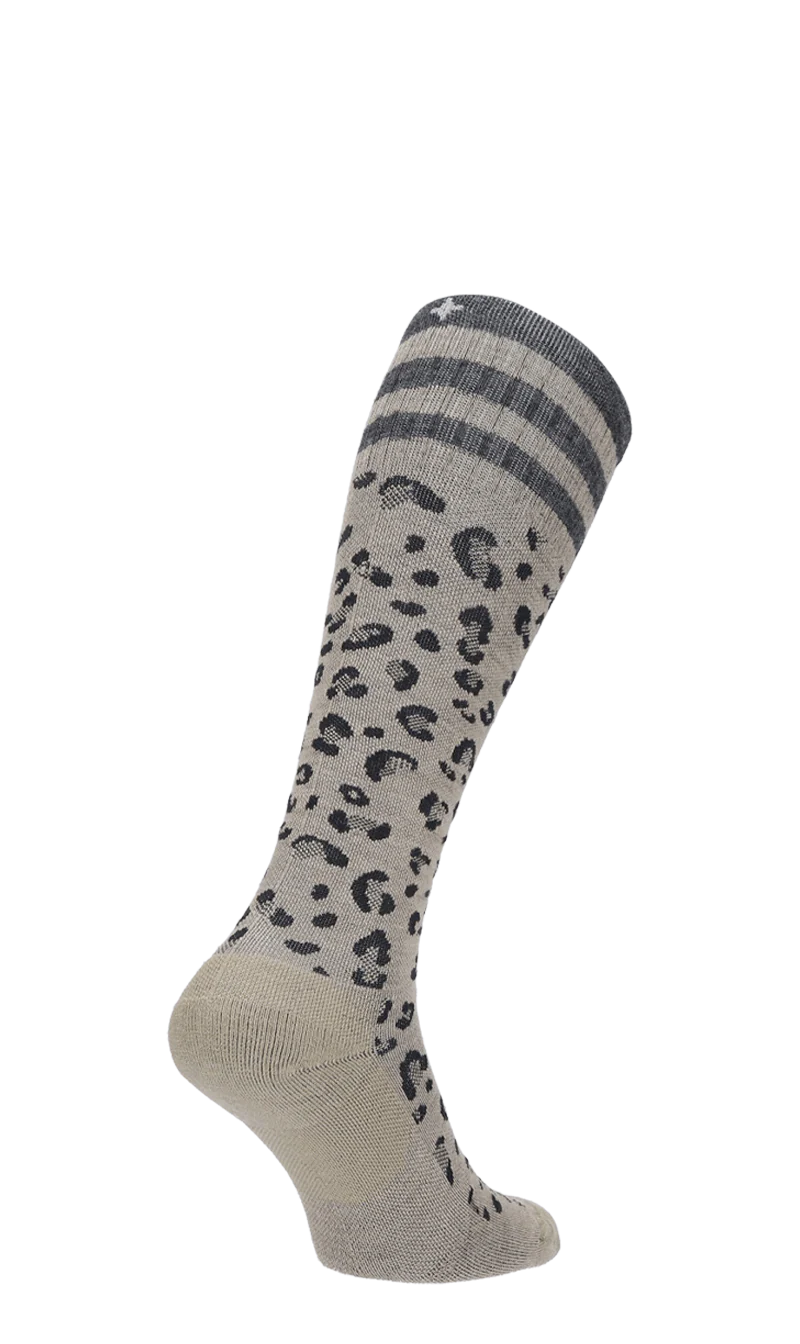 Leopard Dames Compressiekousen Klasse 1 Putty - Image 4