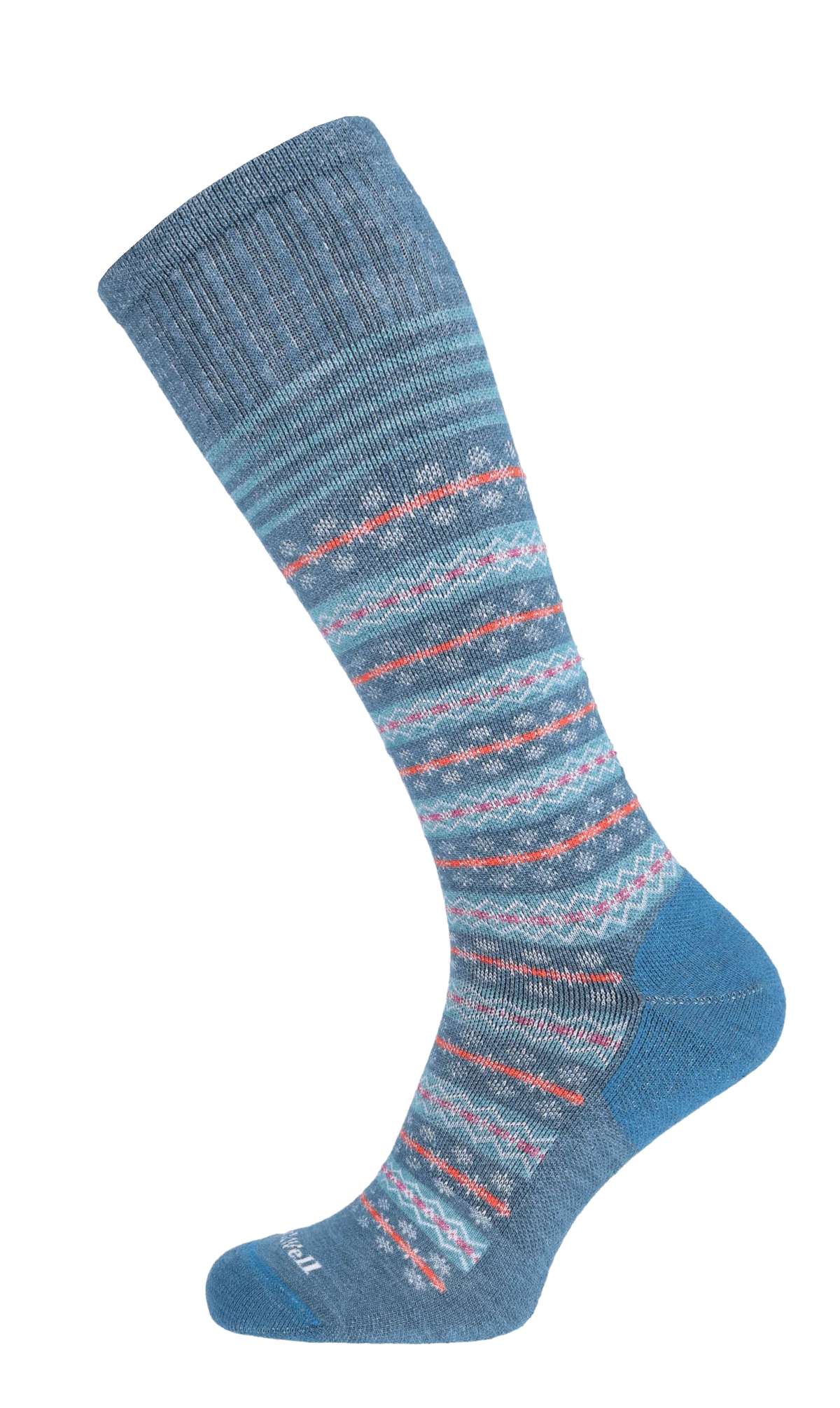 Mini Fairisle Dames Compressiekousen Klasse 1 Blueridge - Image 3