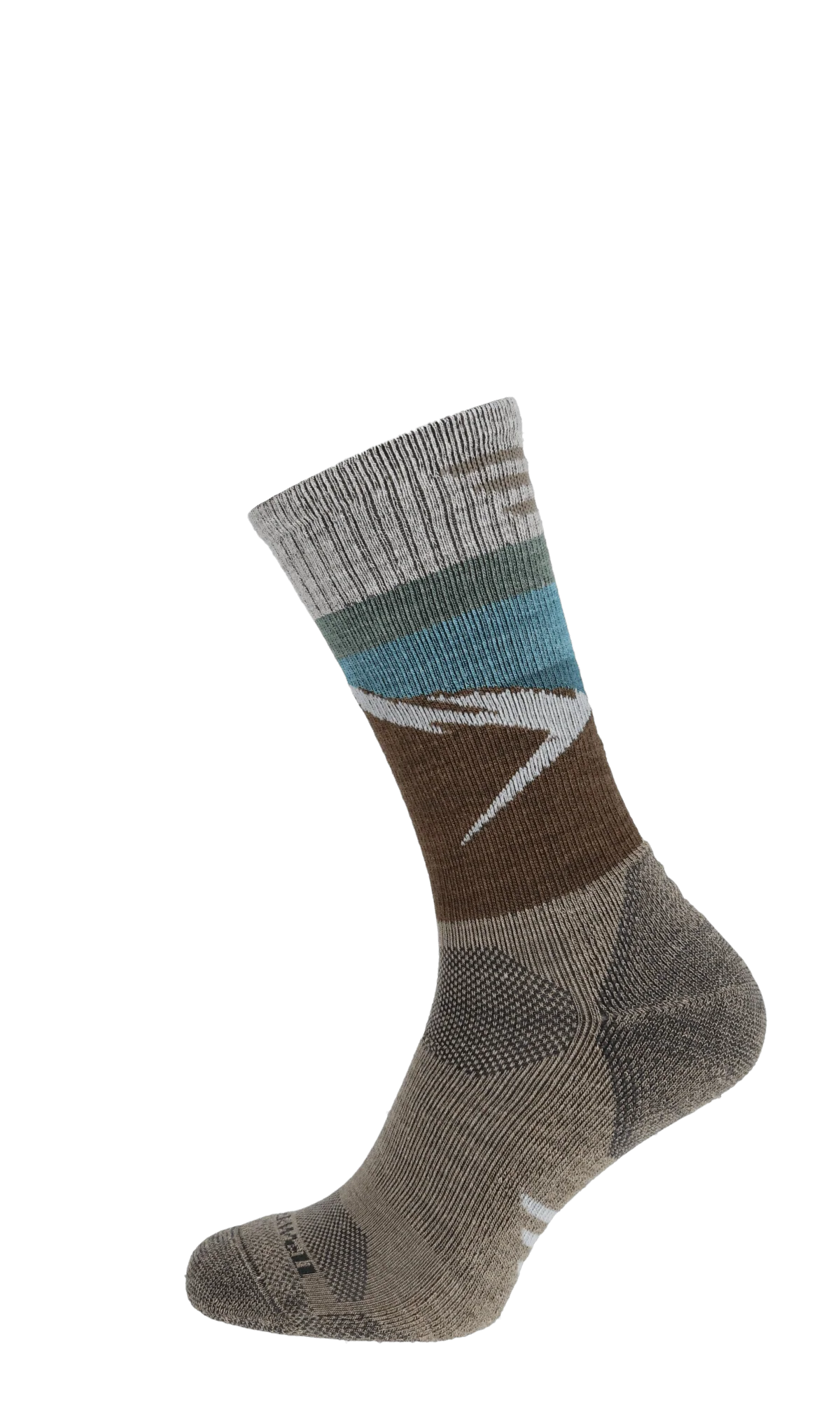 Modern Mountain Crew Heren Wandelsokken Klasse 1 Khaki - Image 3