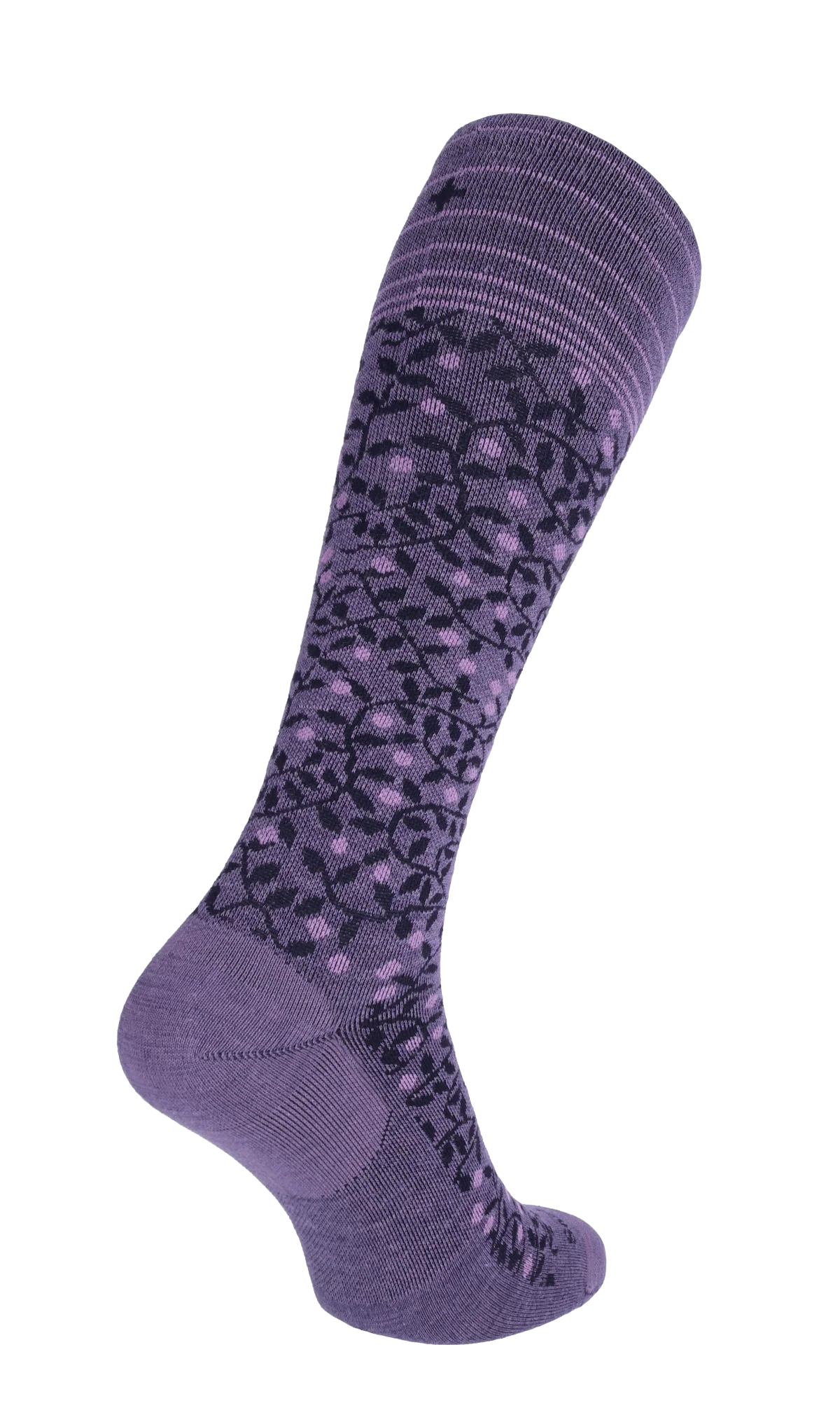 New Leaf Dames Compressiekousen Klasse 2 Plum - Image 4