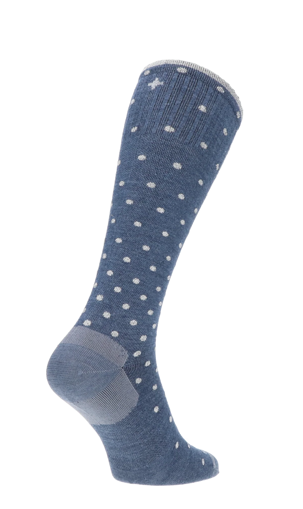 On The Spot Dames Compressiekousen Klasse 1 Denim Sparkle - Image 4
